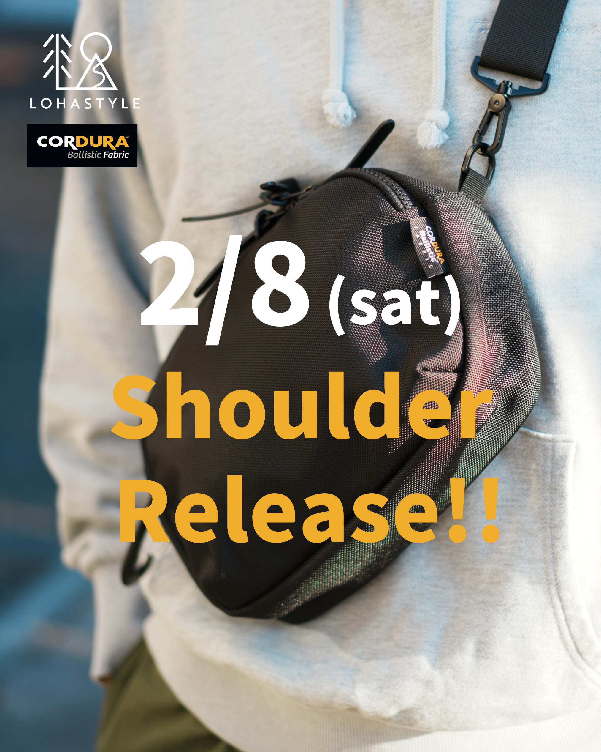 BARREL CORDURA バリスティックナイロン ショルダーバッグ