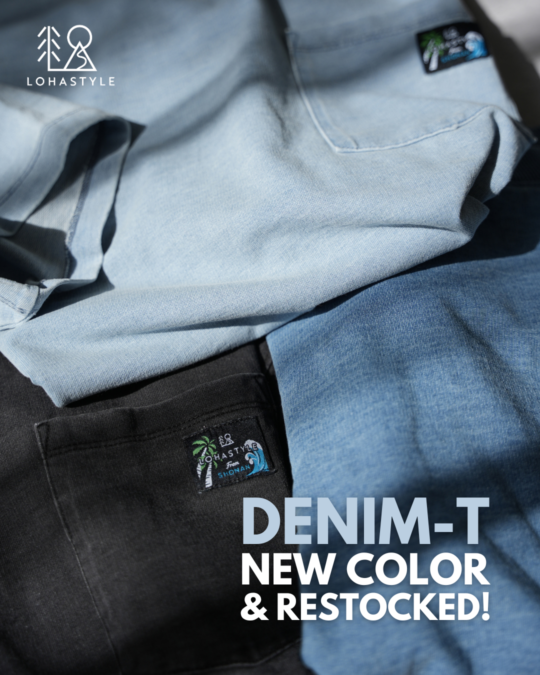 【DENIM PAC-T|新色発売 & 再販🌴】