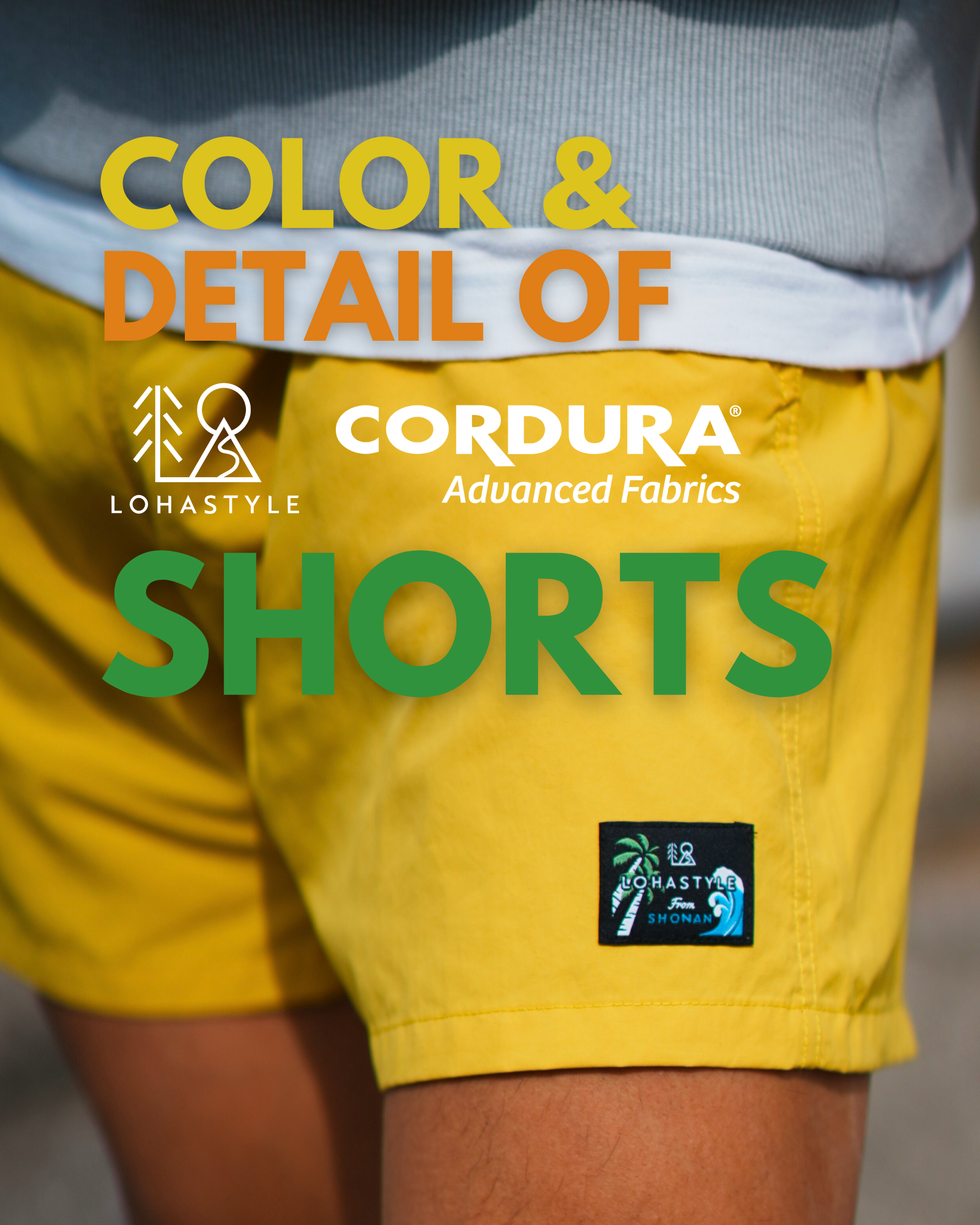 【コーデュラショーツ COLOR&DETAIL】