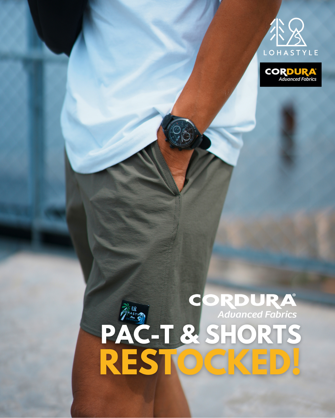 【CORDURA® PAC-T & ショーツ 再販🌴】