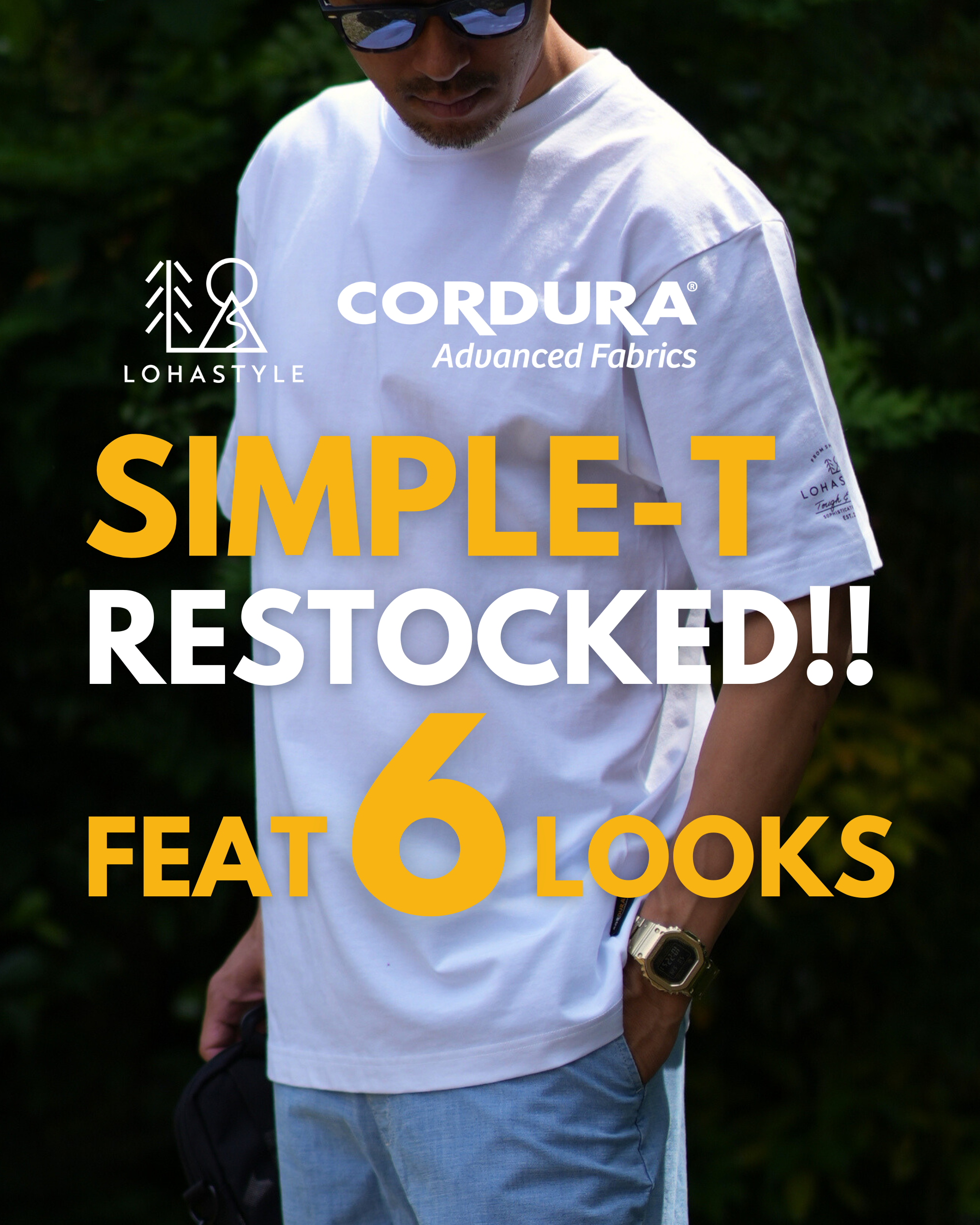 【CORDURA-T 再入荷&着こなしご紹介👕】