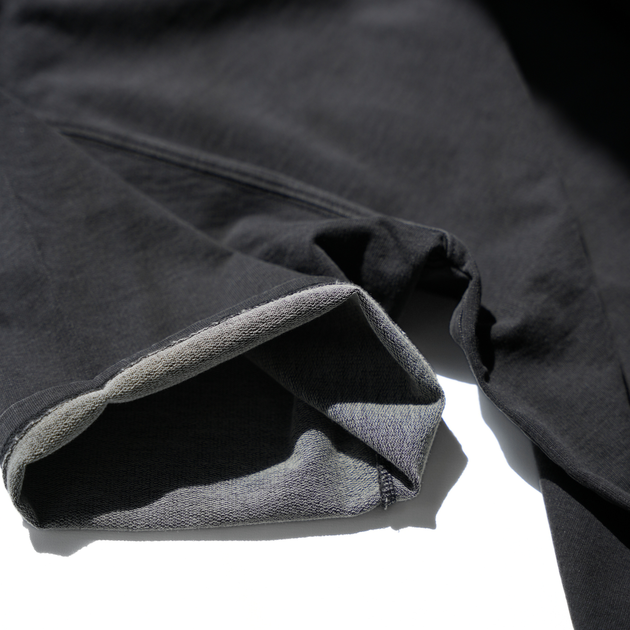 DENIM PAC-T ビッグシルエット 胸ポケ 5分袖(ブラック)