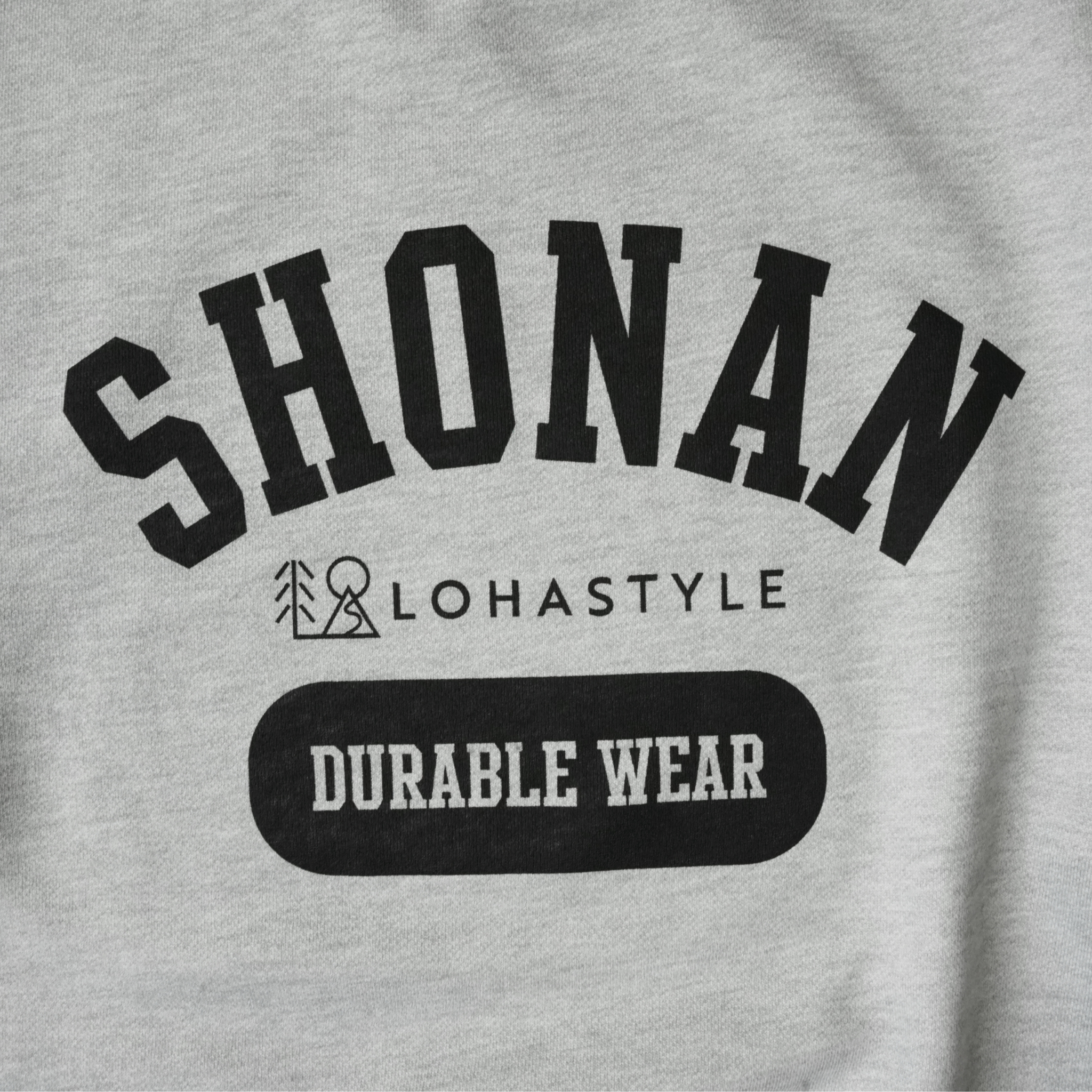 CORDURA裏毛 SHONANロゴスウェット(グレー)