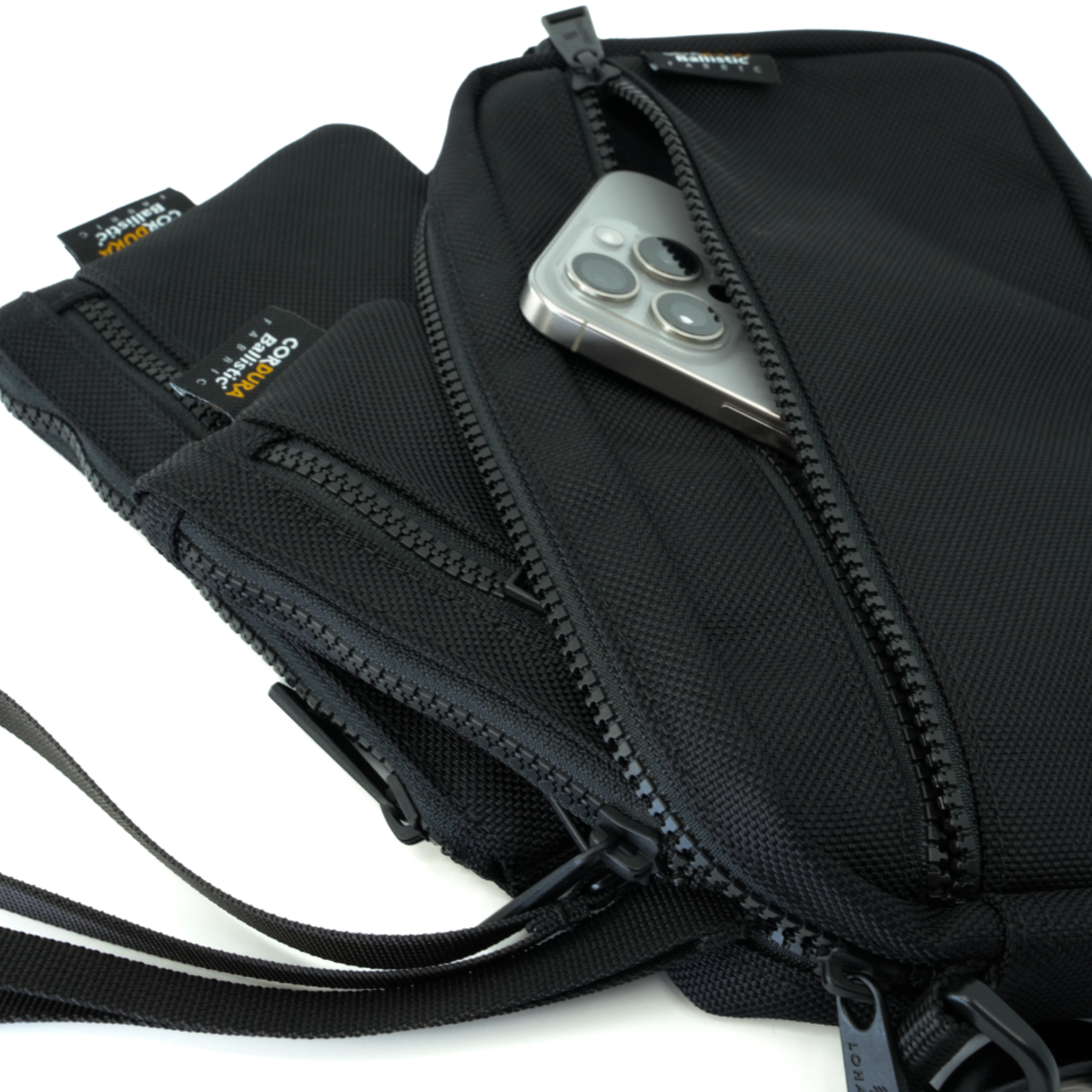 FLOATER CORDURA バリスティックナイロン スリングバッグ (ブラック)