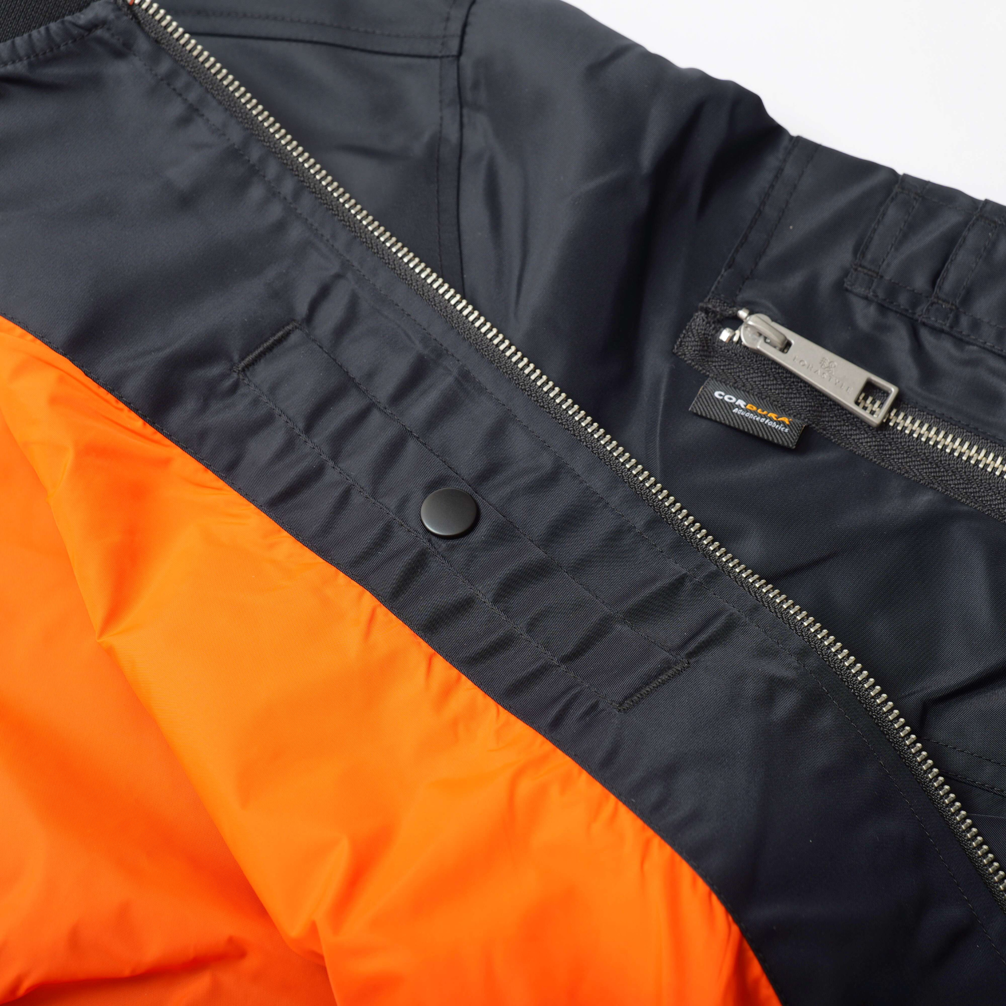 CORDURA MA-1 LIGHT ビッグシルエット (ブラック)