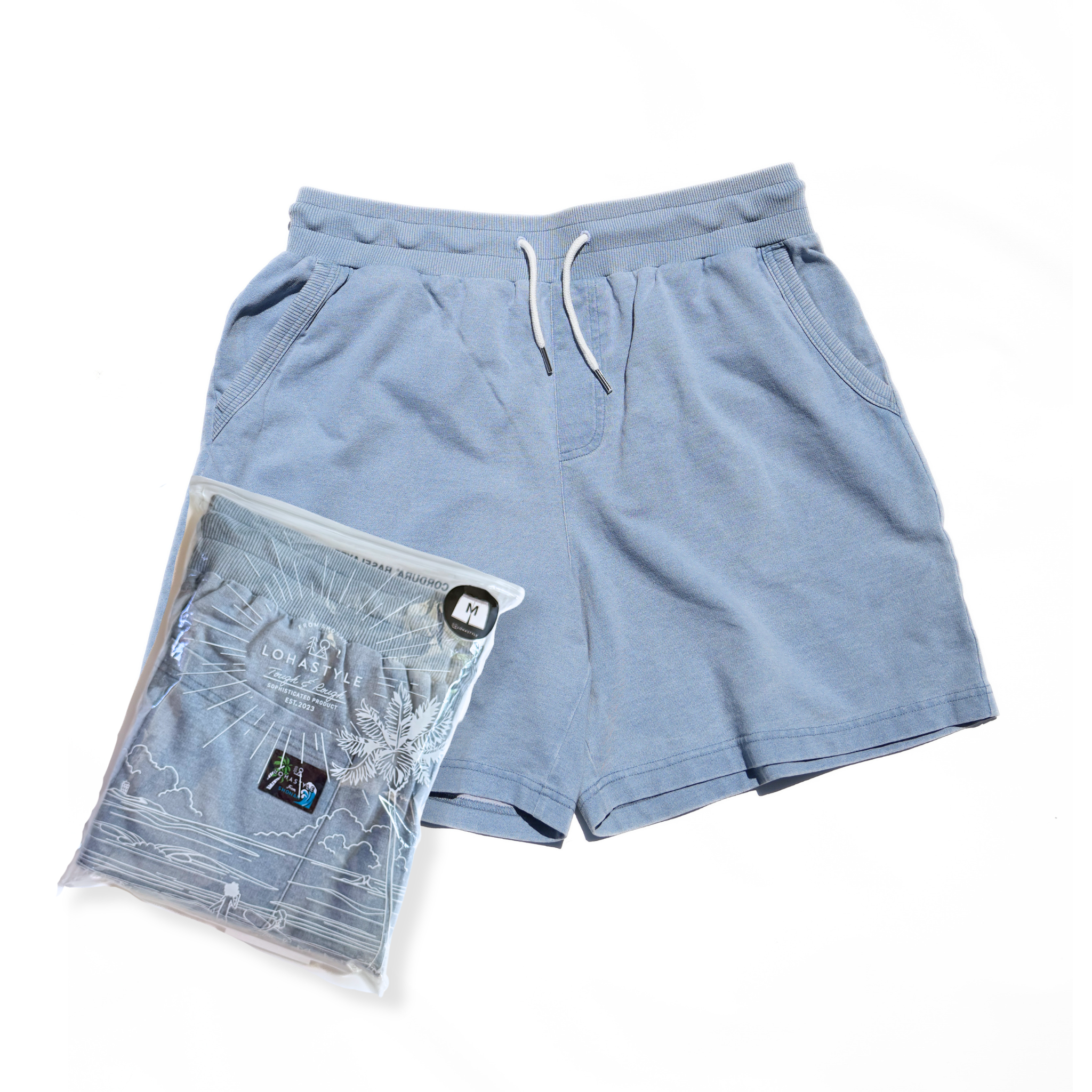 DENIM PAC-SHORTS(アイスブルー)