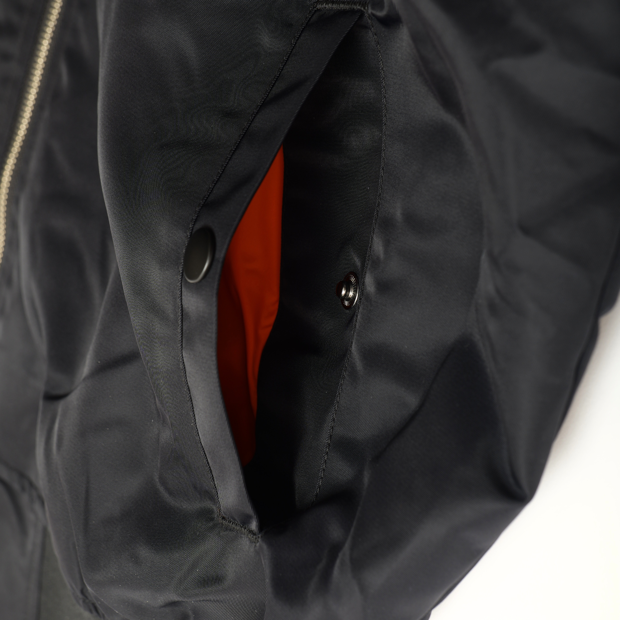 CORDURA MA-1 LIGHT ビッグシルエット (ブラック)