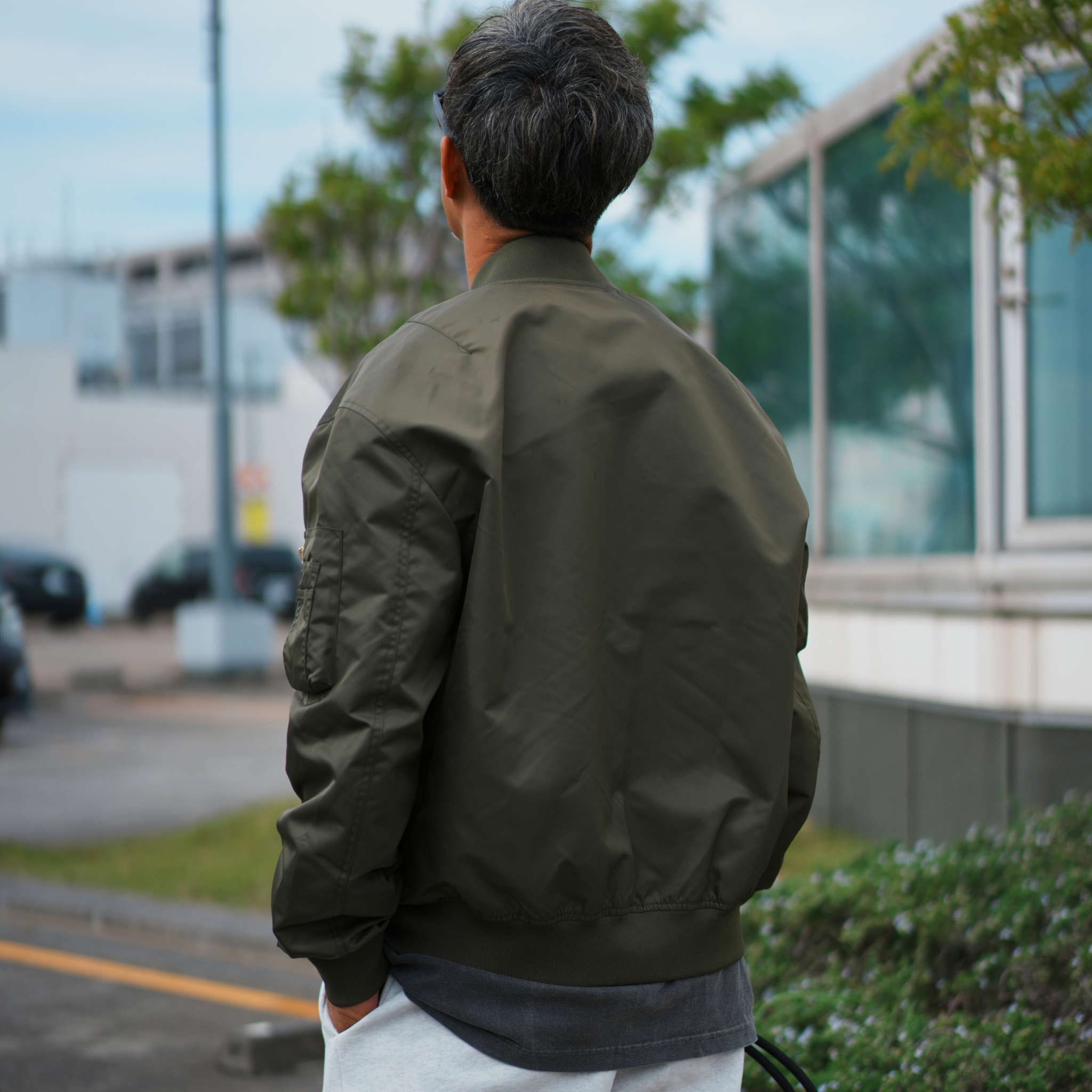 CORDURA MA-1 LIGHT ビッグシルエット (カーキ)