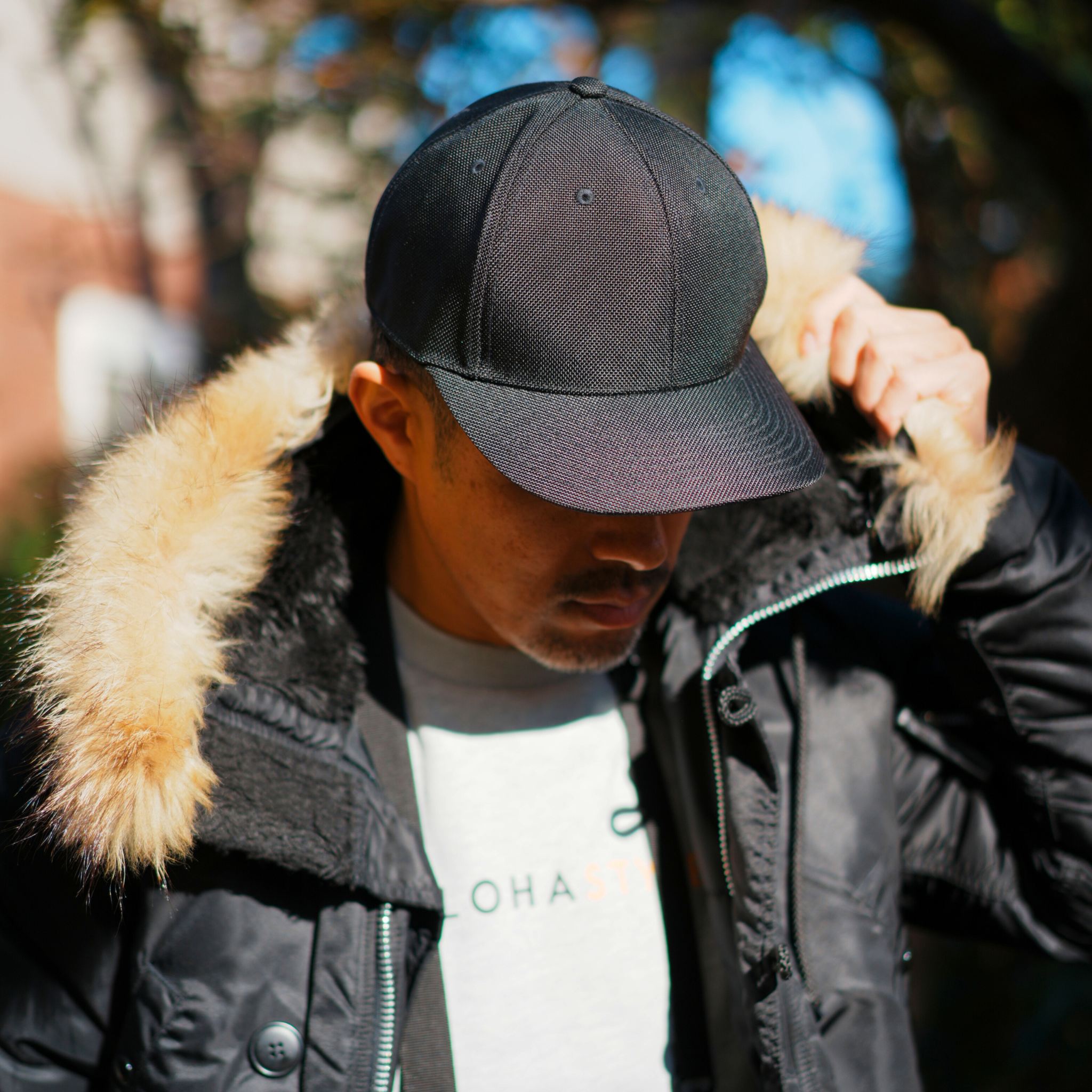 CORDURA バリスティックナイロン キャップ 無地 (カーブバイザー)
