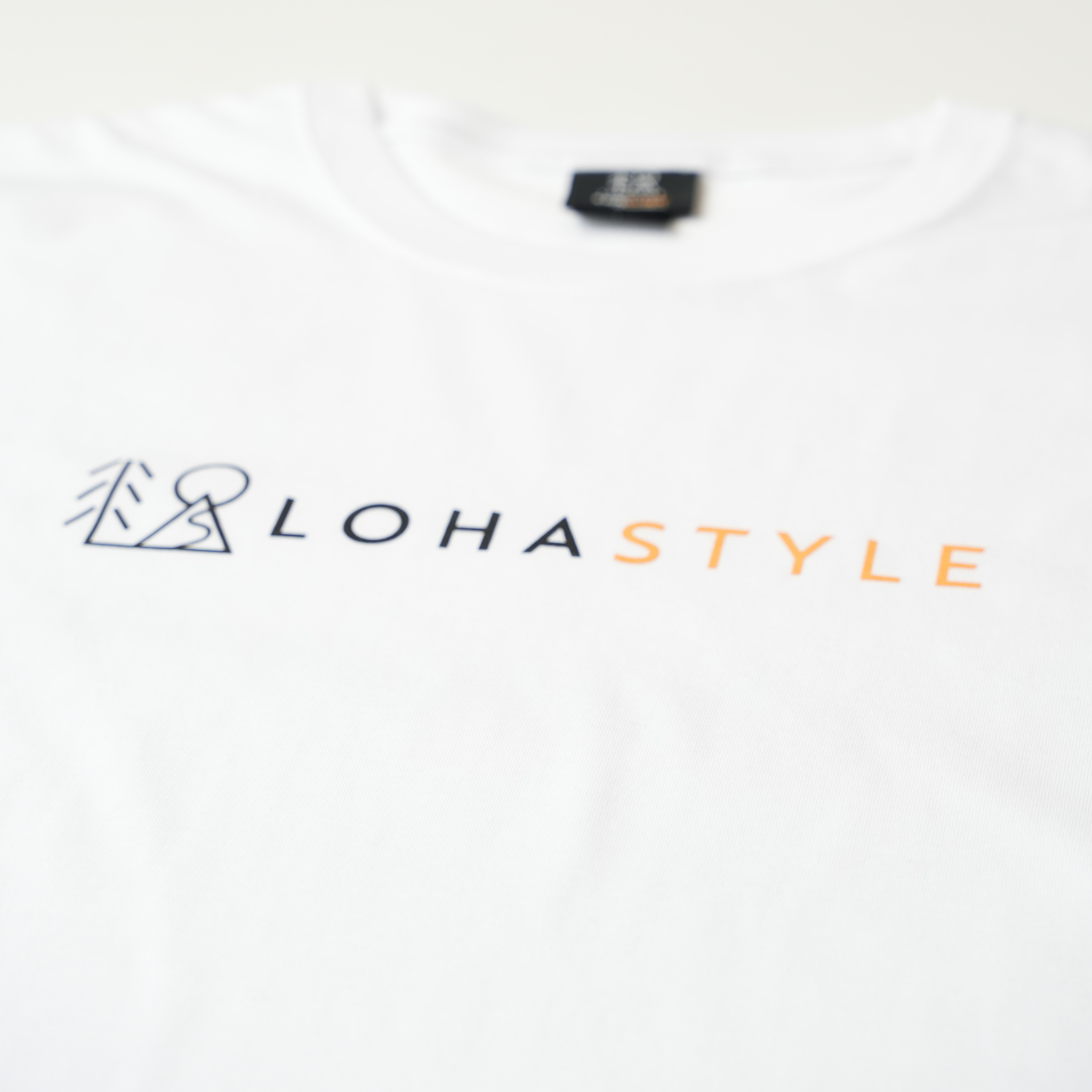 CORDURA天竺 長袖T LOHASTYLEロゴ(ホワイト)