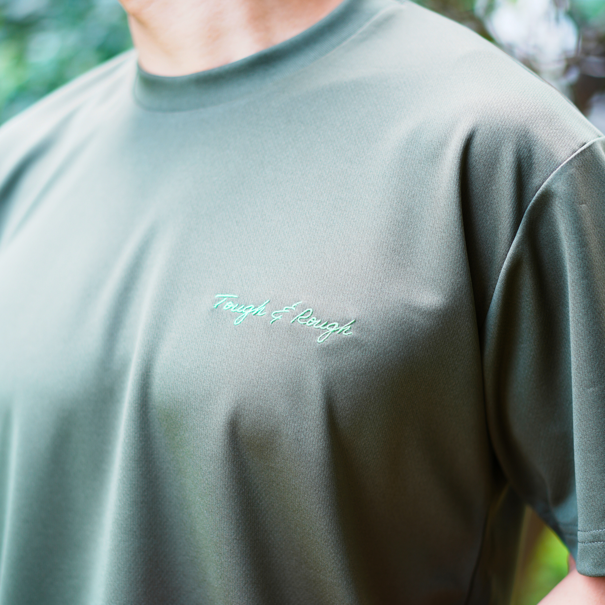 ドライメッシュ タフ&ラフT(オリーブ)