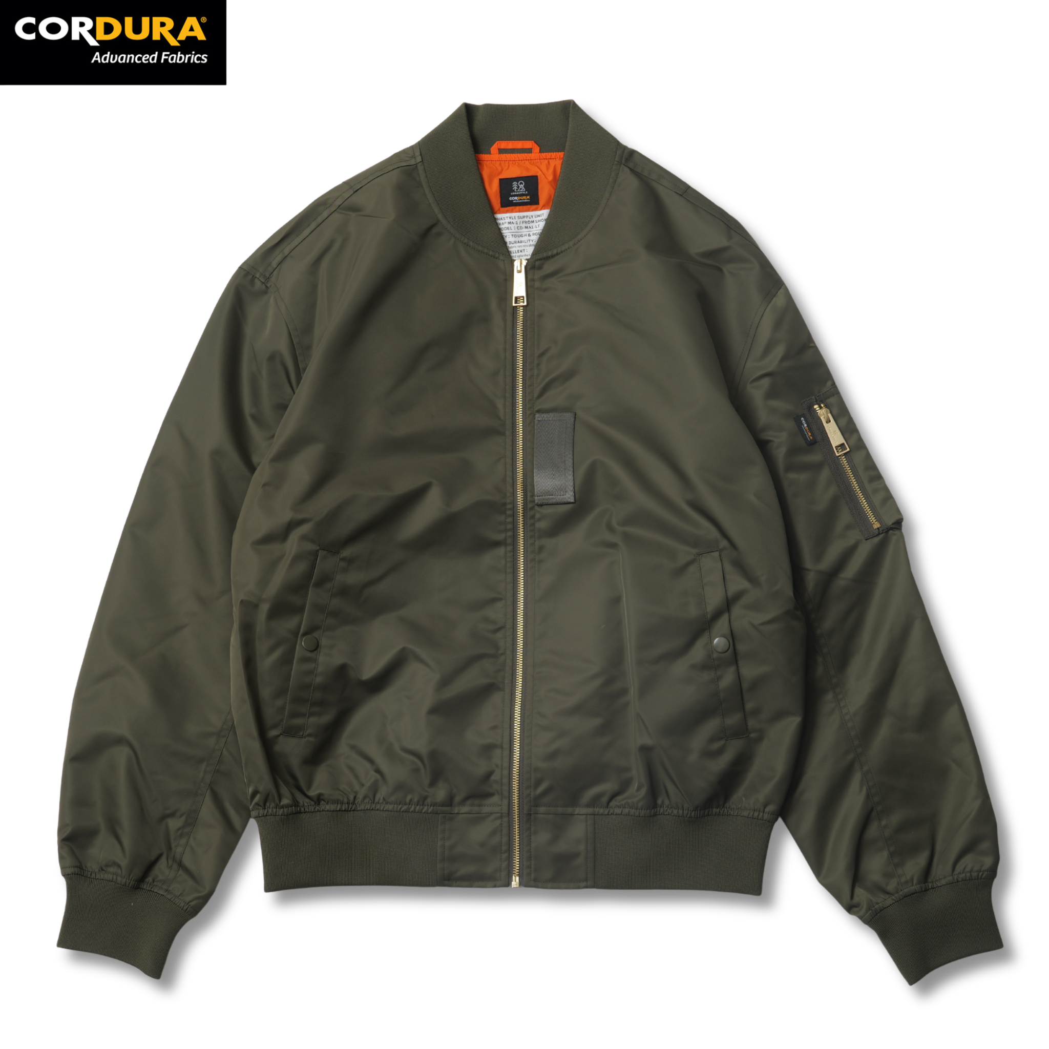 CORDURA MA-1 LIGHT ビッグシルエット (カーキ)