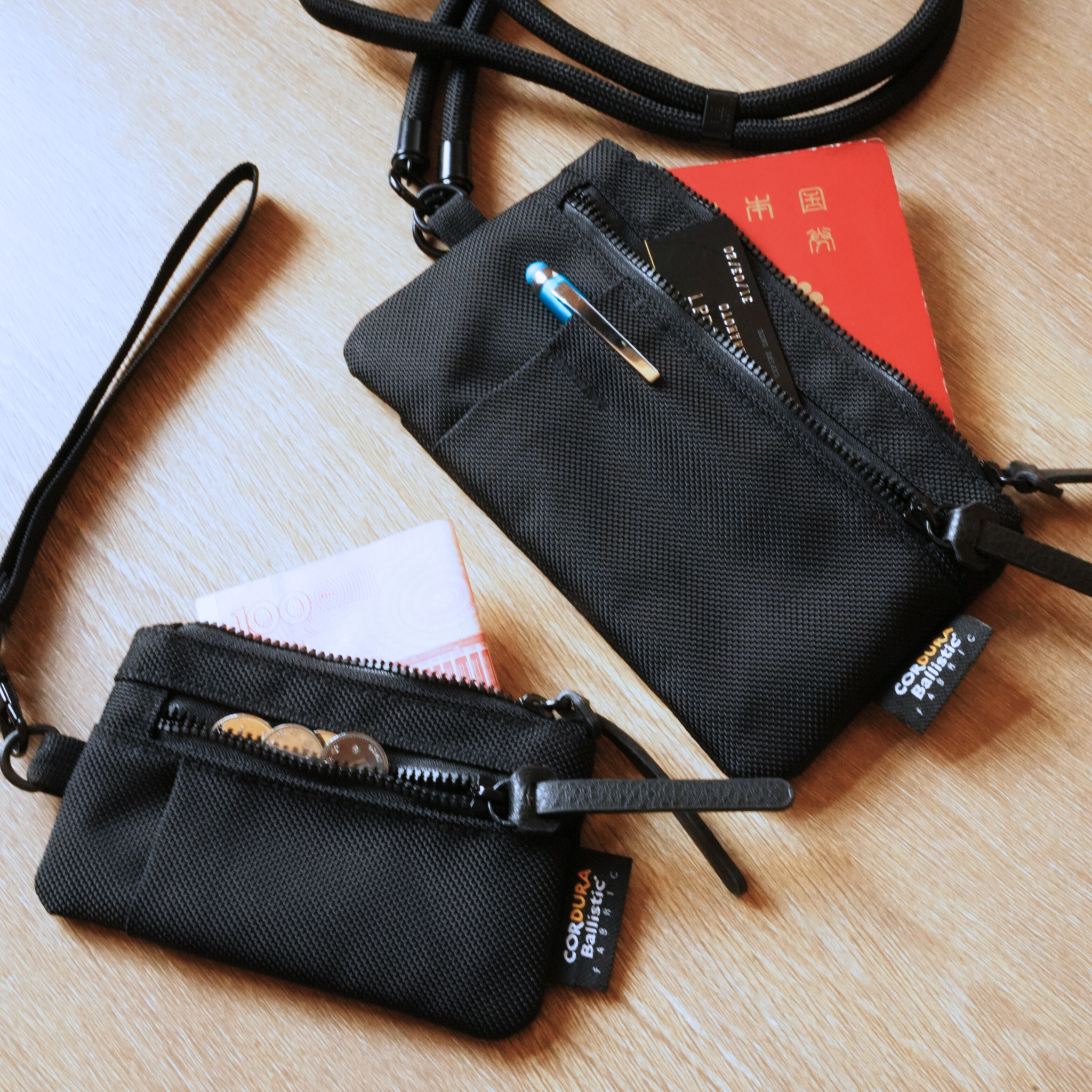 FIN CORDURA バリスティックナイロン ミニウォレット