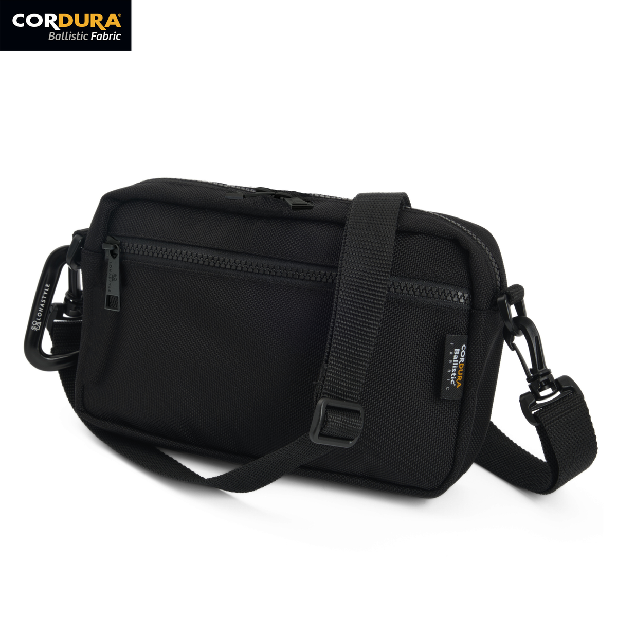 FLOATER CORDURA バリスティックナイロン スリングバッグ (ブラック)