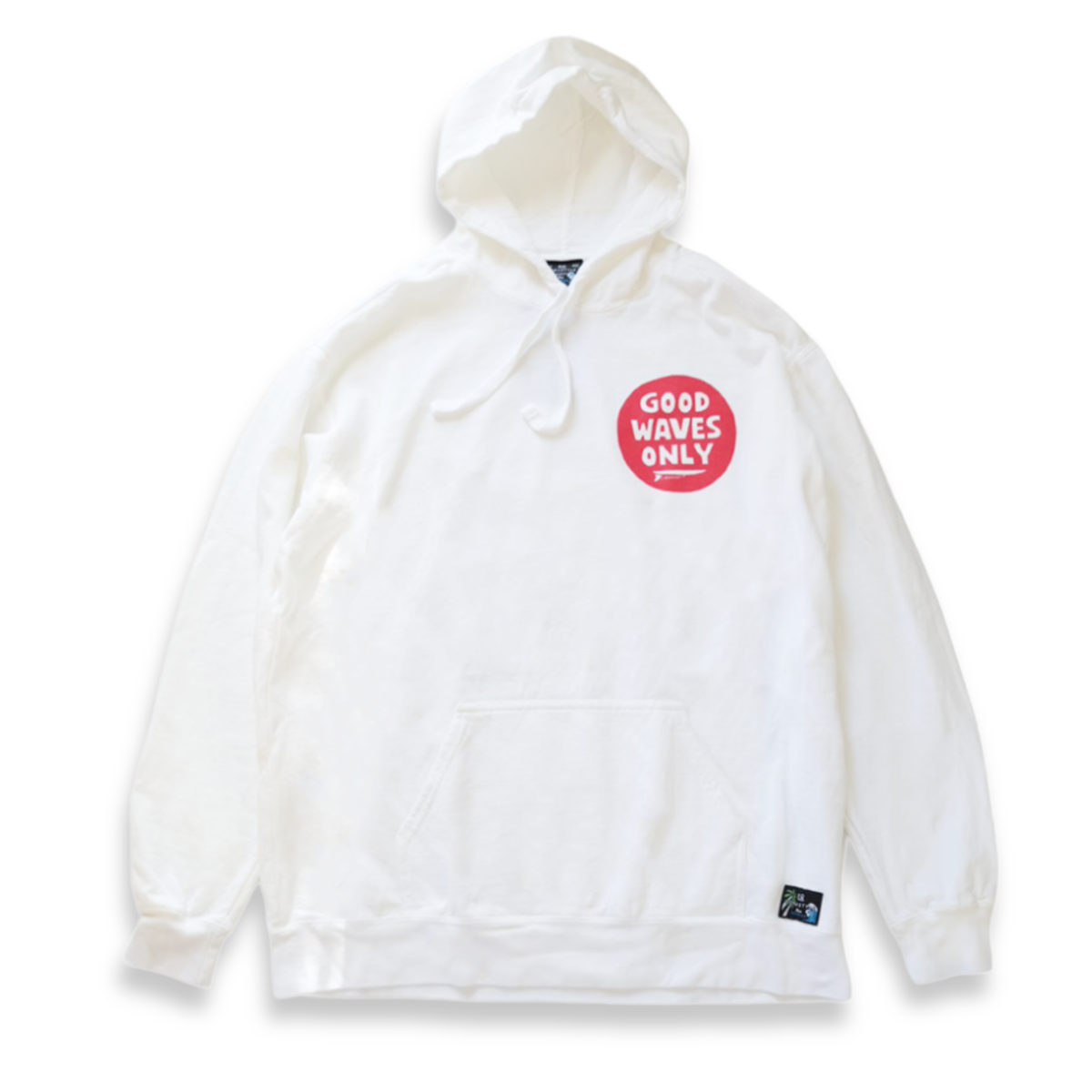 VINTAGE-PARKA "GOOD WAVES ONLY" by tomio(ホワイト)