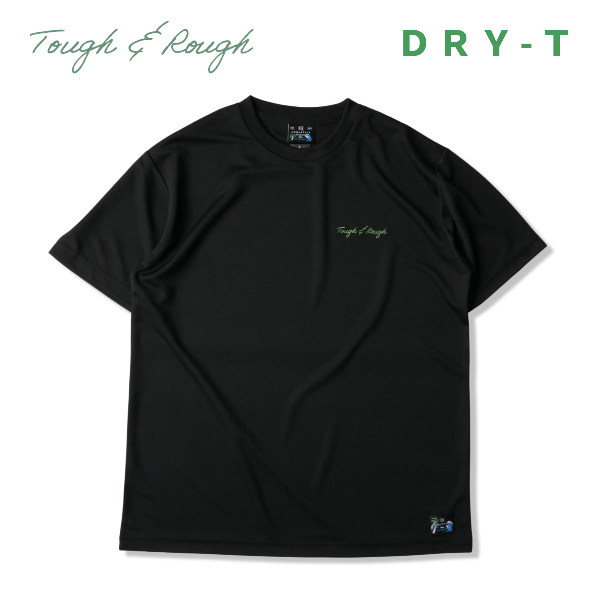 ドライメッシュ タフ&ラフT(ブラック)