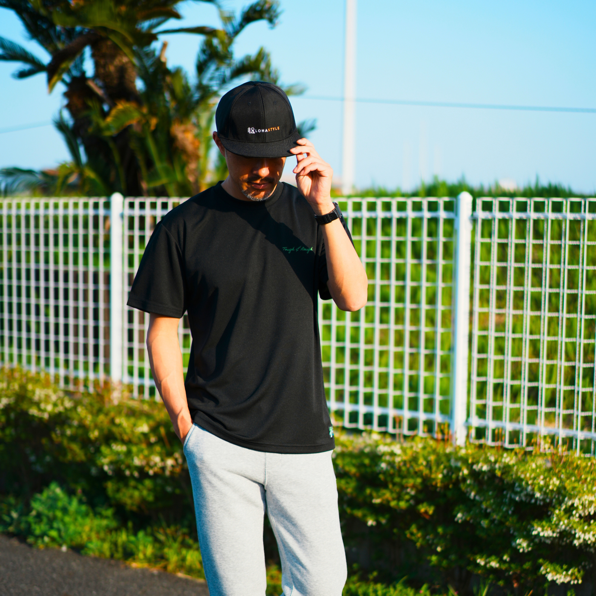 ドライメッシュ タフ&ラフT(ブラック)