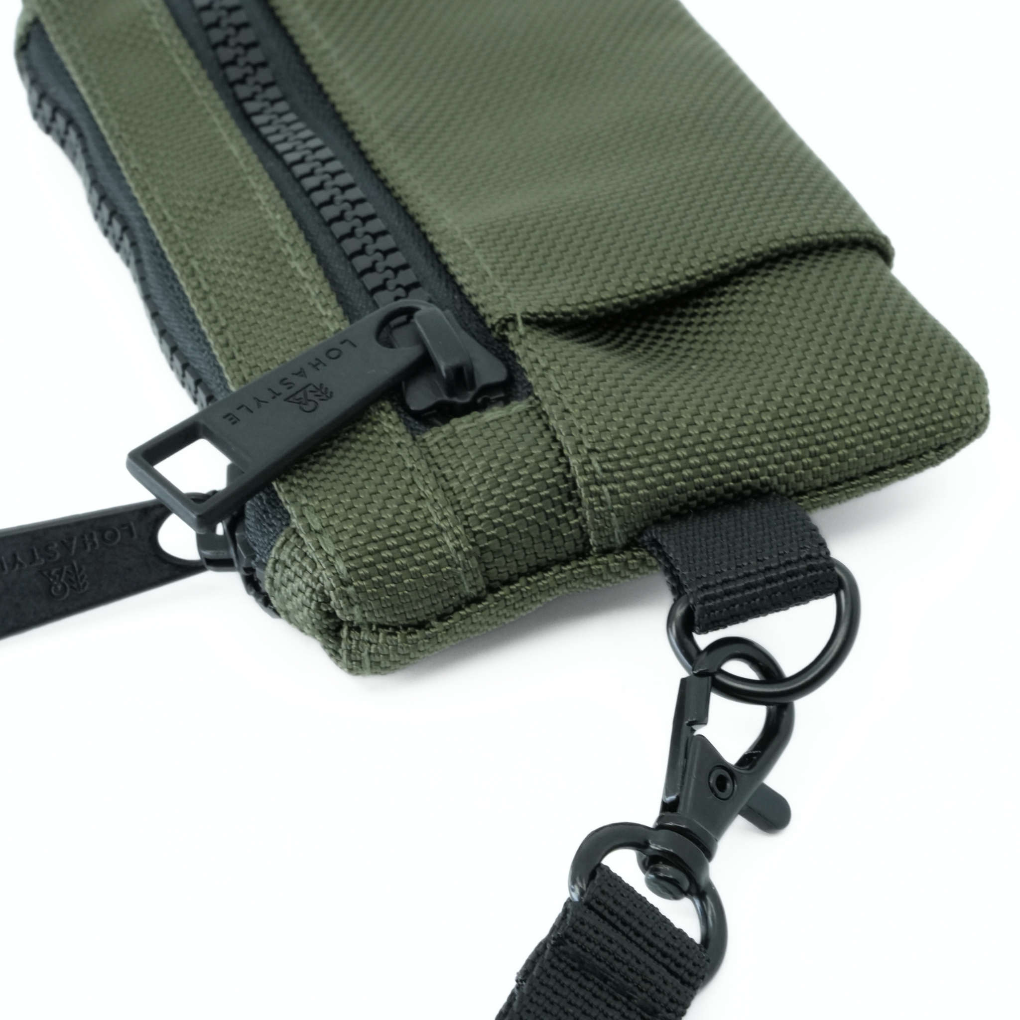 FIN CORDURA バリスティックナイロン ミニウォレット (カーキ)