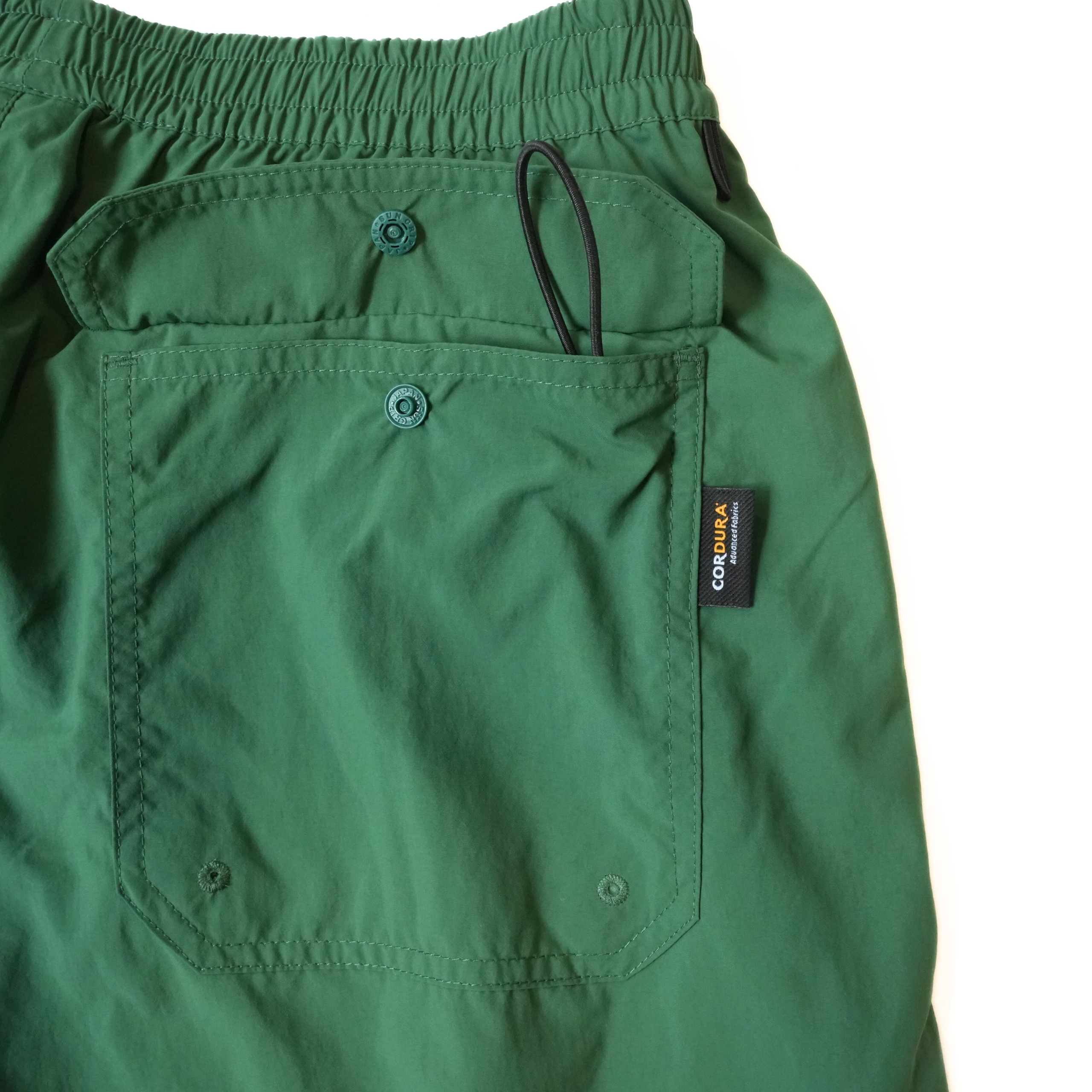 CORDURA ナイロン ”AERIAL”ショーツ(グリーン)