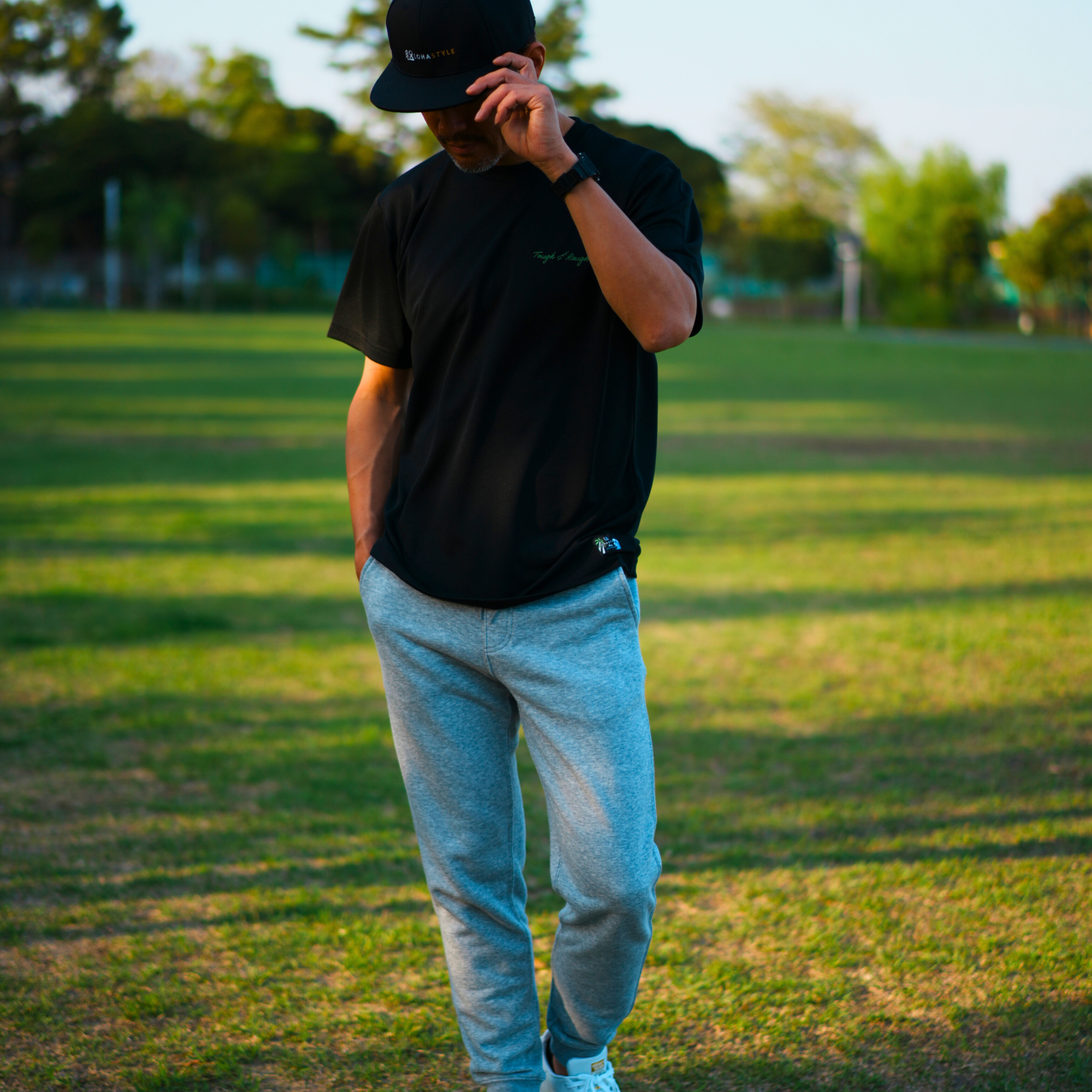 ドライメッシュ タフ&ラフT(ブラック)