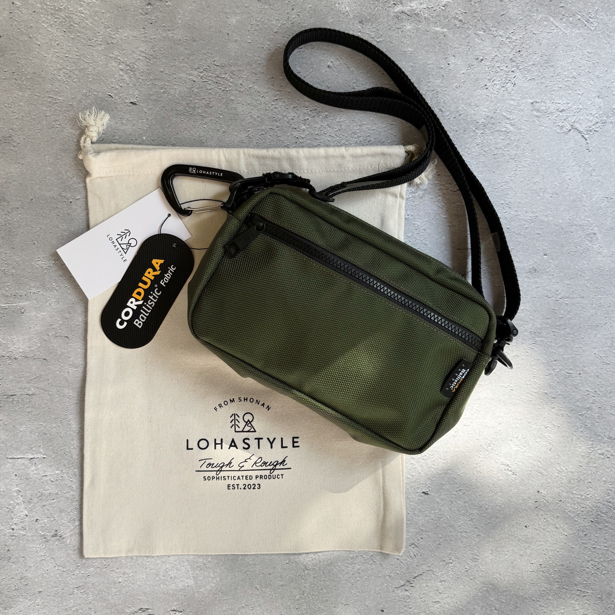 FLOATER CORDURA バリスティックナイロン スリングバッグ (カーキ)