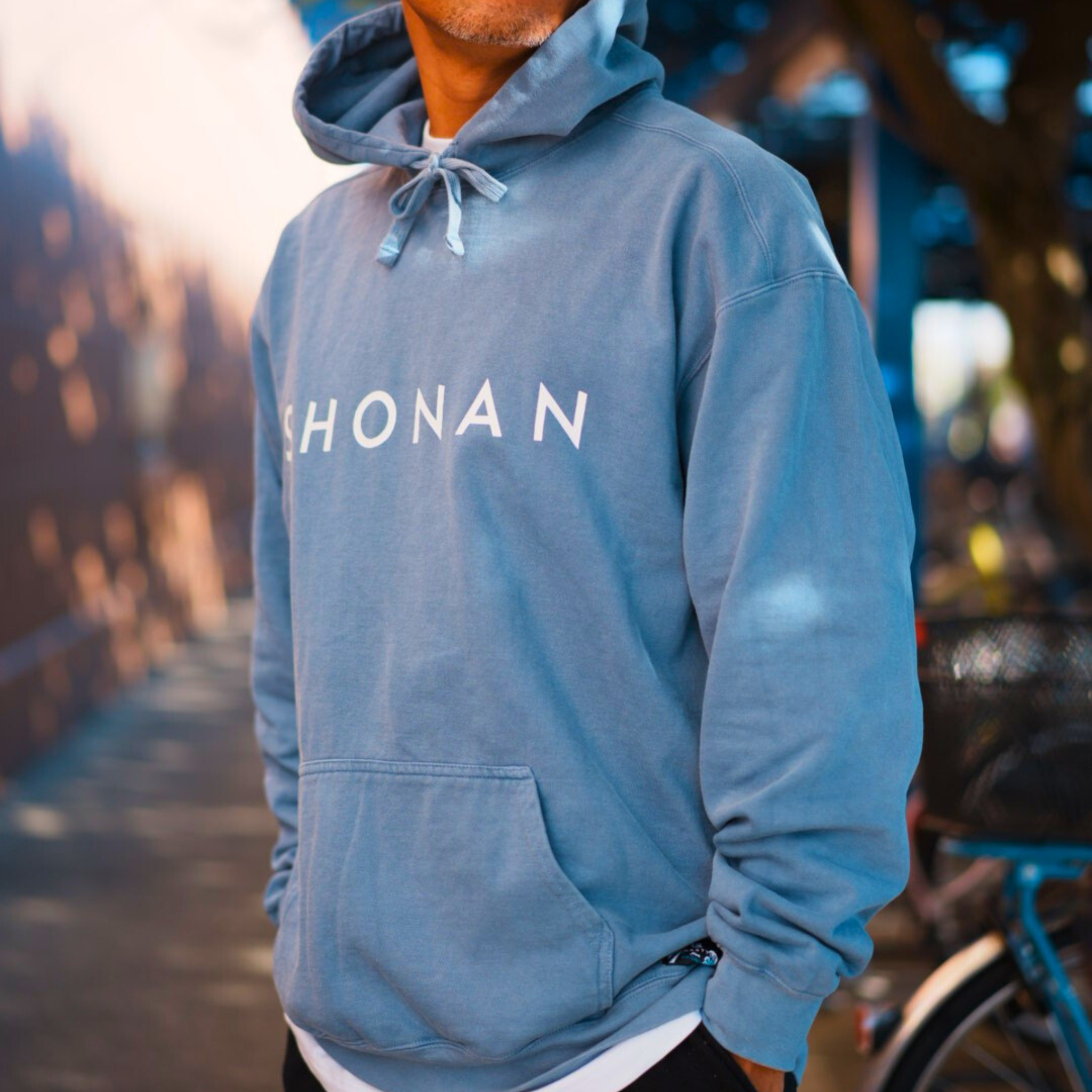 VINTAGE-パーカ "SHONAN"(ブルー)