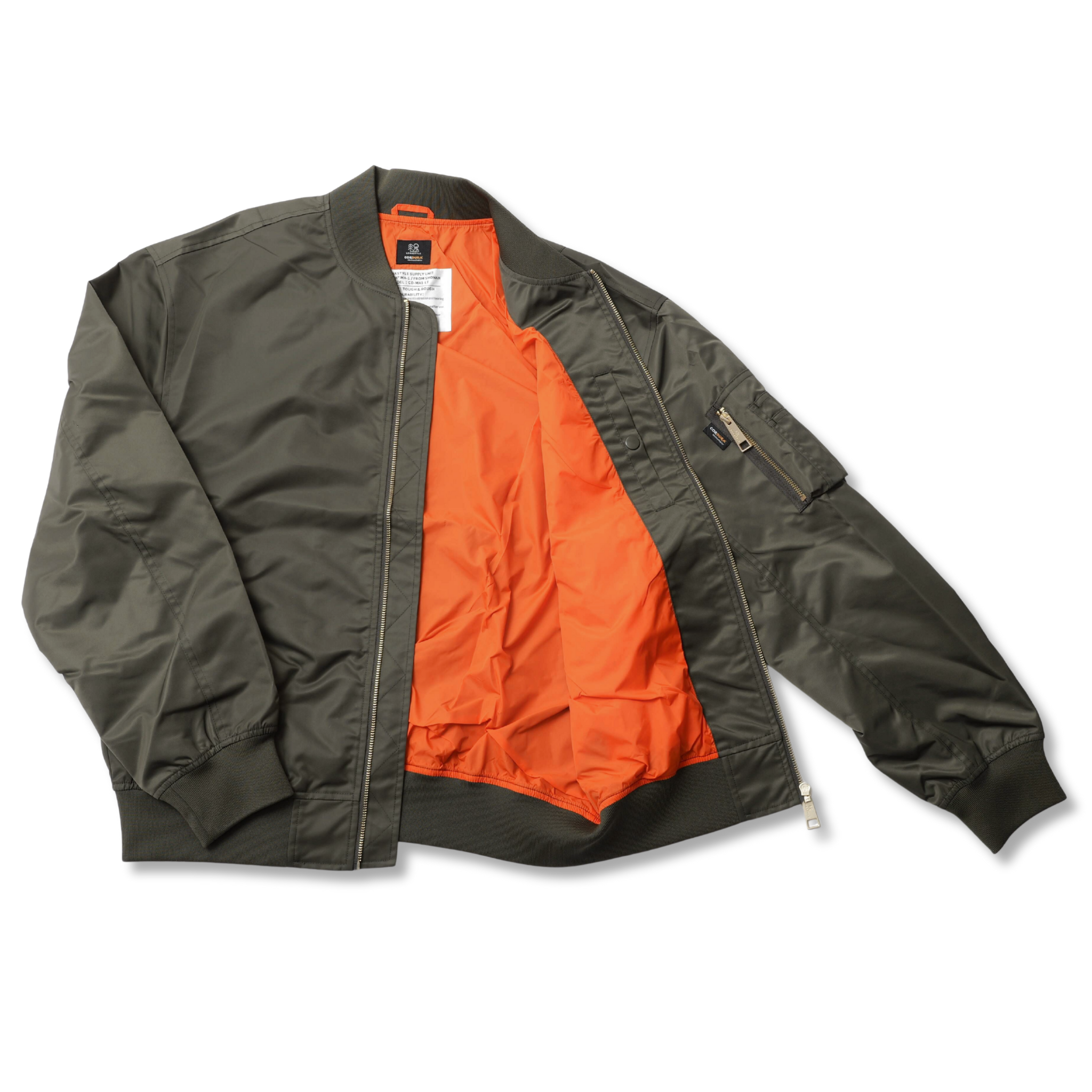 CORDURA MA-1 LIGHT ビッグシルエット (カーキ)