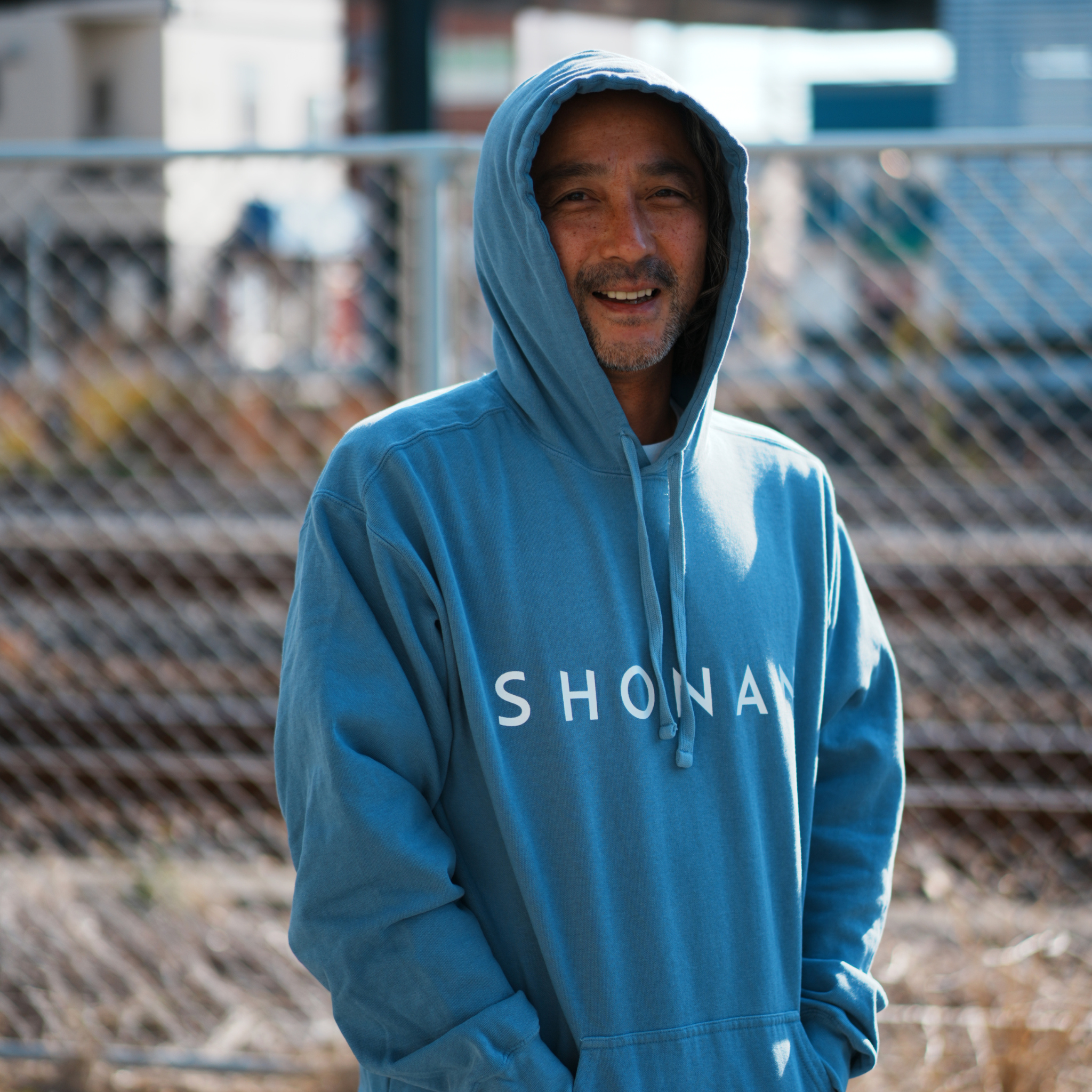 VINTAGE-パーカ "SHONAN"(ブルー)