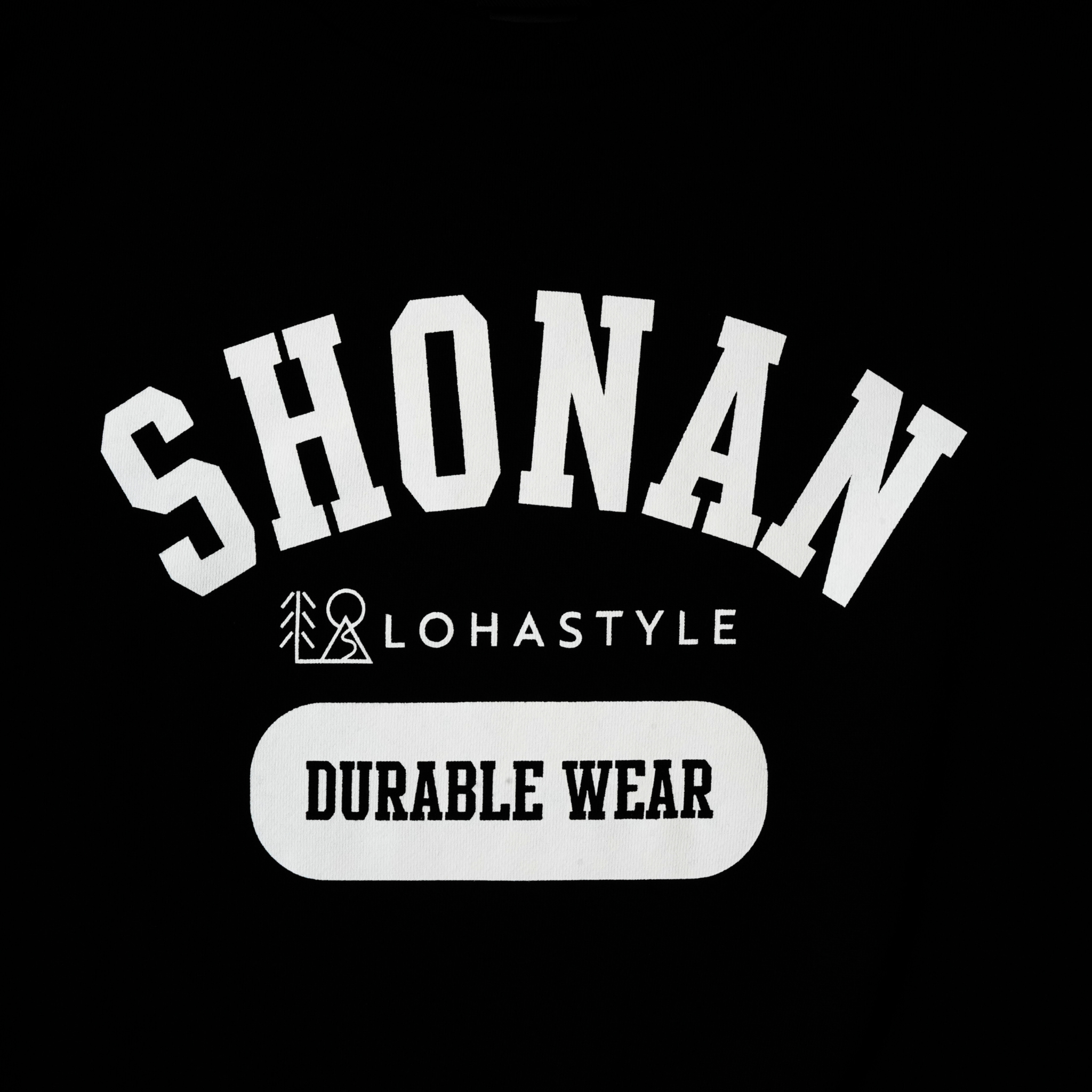 CORDURA裏毛 SHONANロゴスウェット(ブラック)
