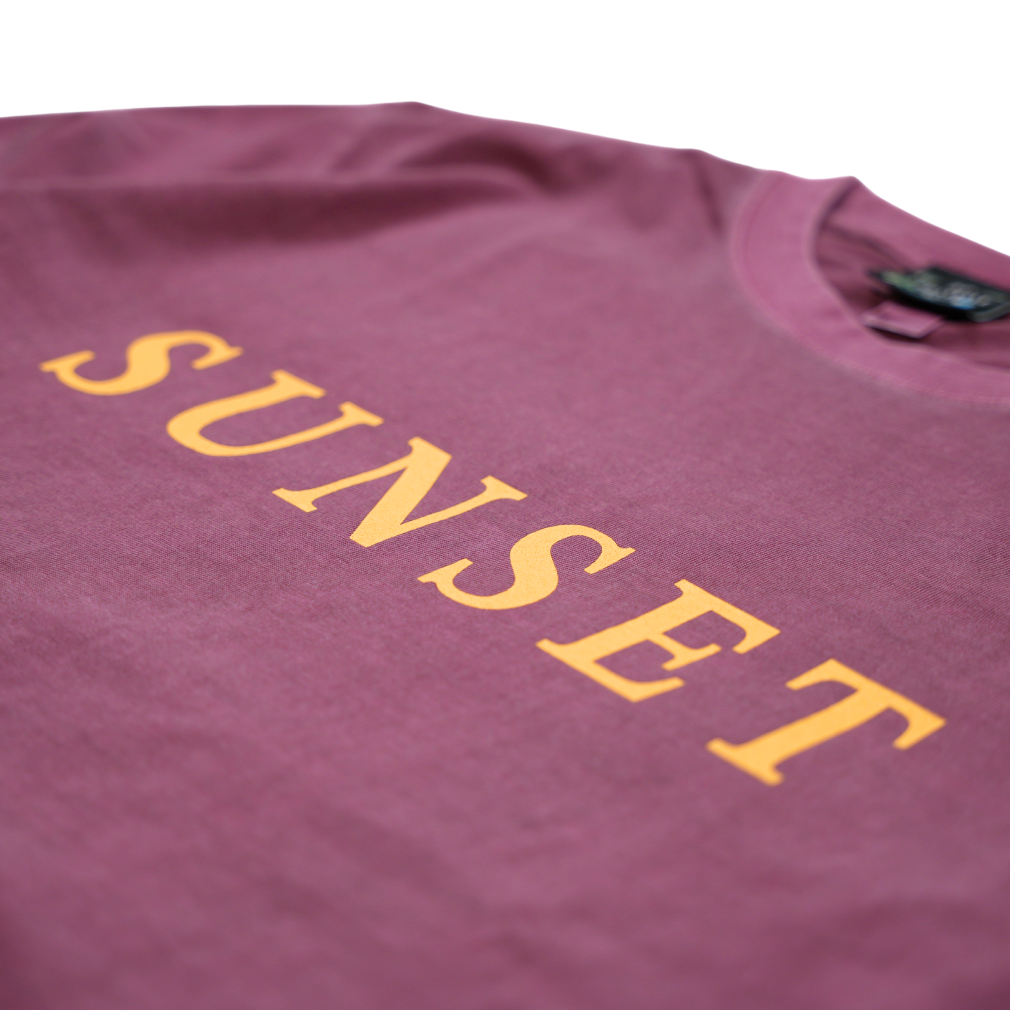 VINTAGE-ロンT ”SUNSET”(パープル)