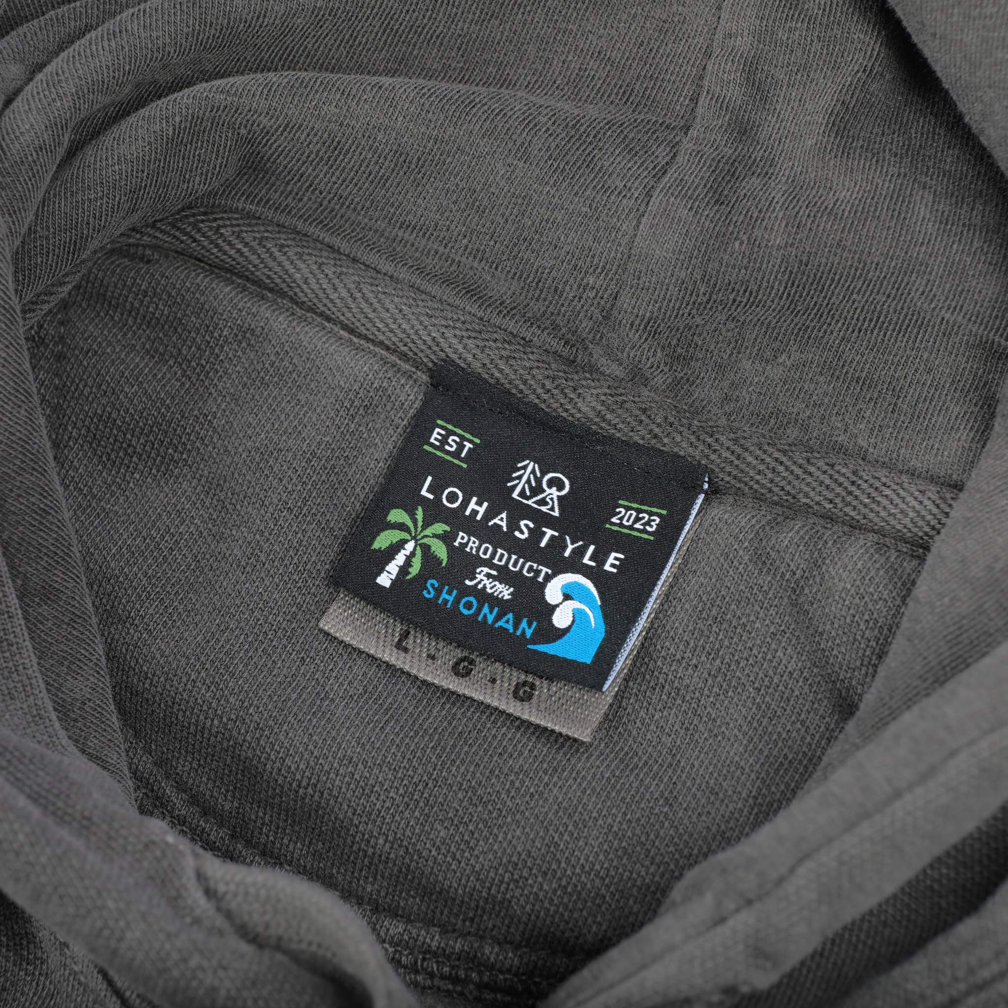 VINTAGE-パーカ "LOHASTYLE"(ブラック)