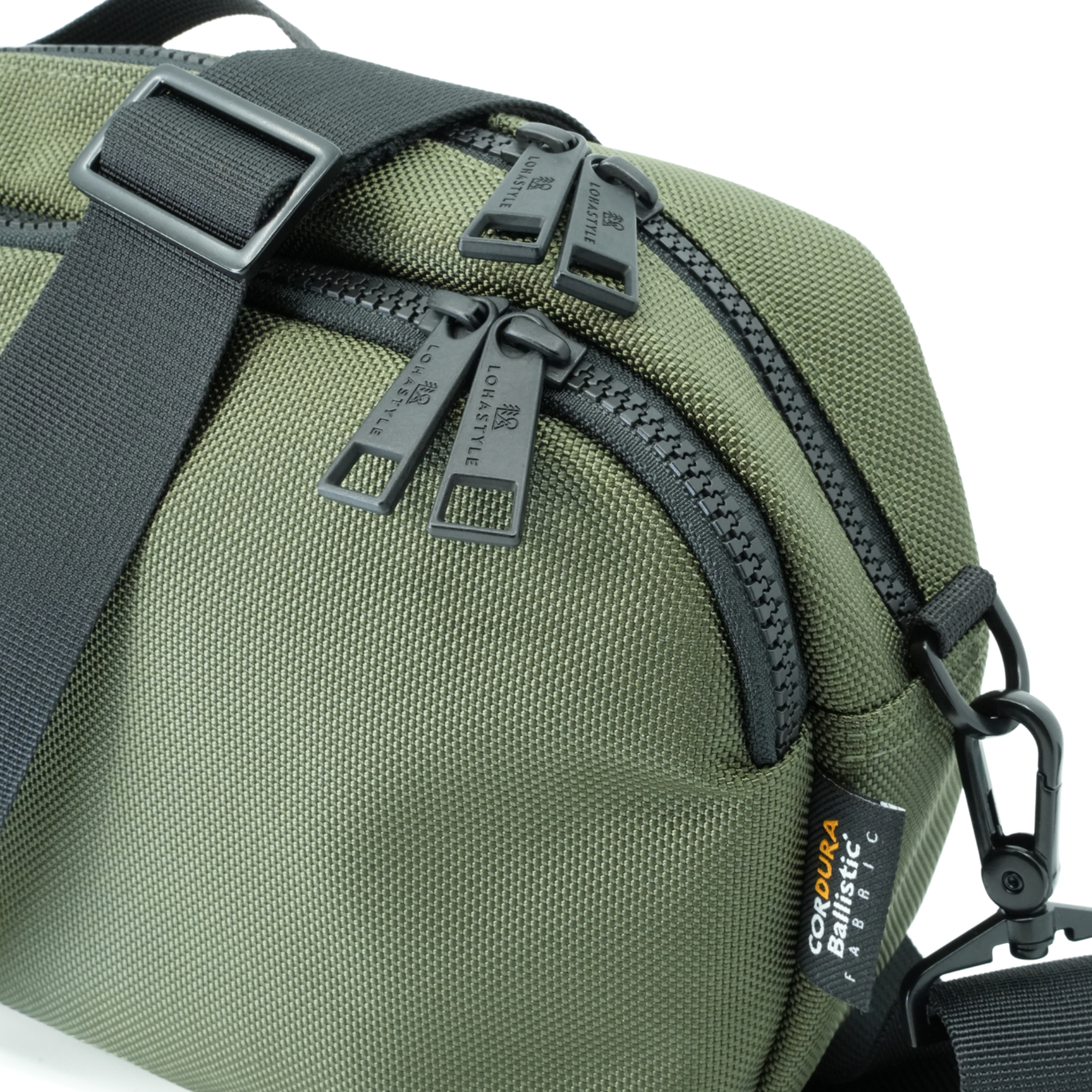 BARREL CORDURA バリスティックナイロン ショルダーバッグ (カーキ)
