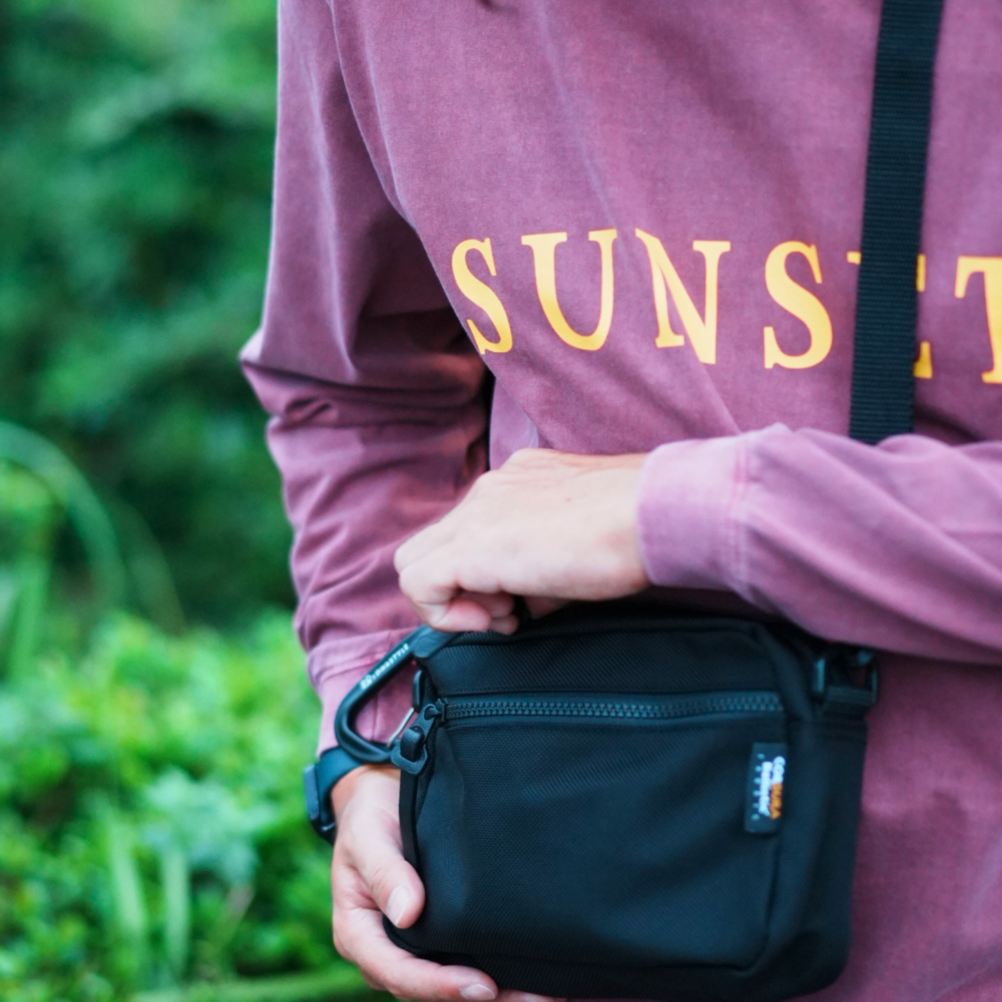 VINTAGE-ロンT ”SUNSET”(パープル)