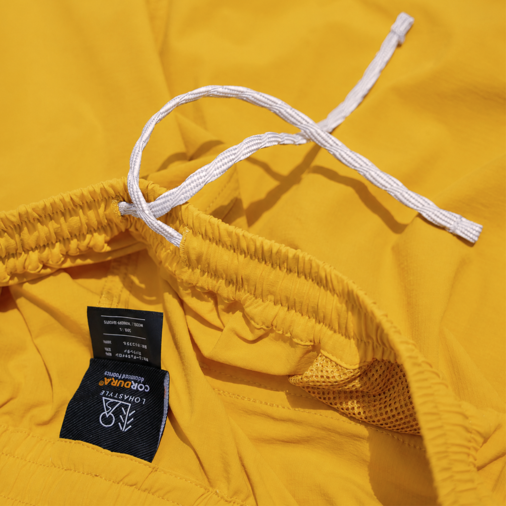 CORDURA ナイロン ”AERIAL”ショーツ(イエロー)