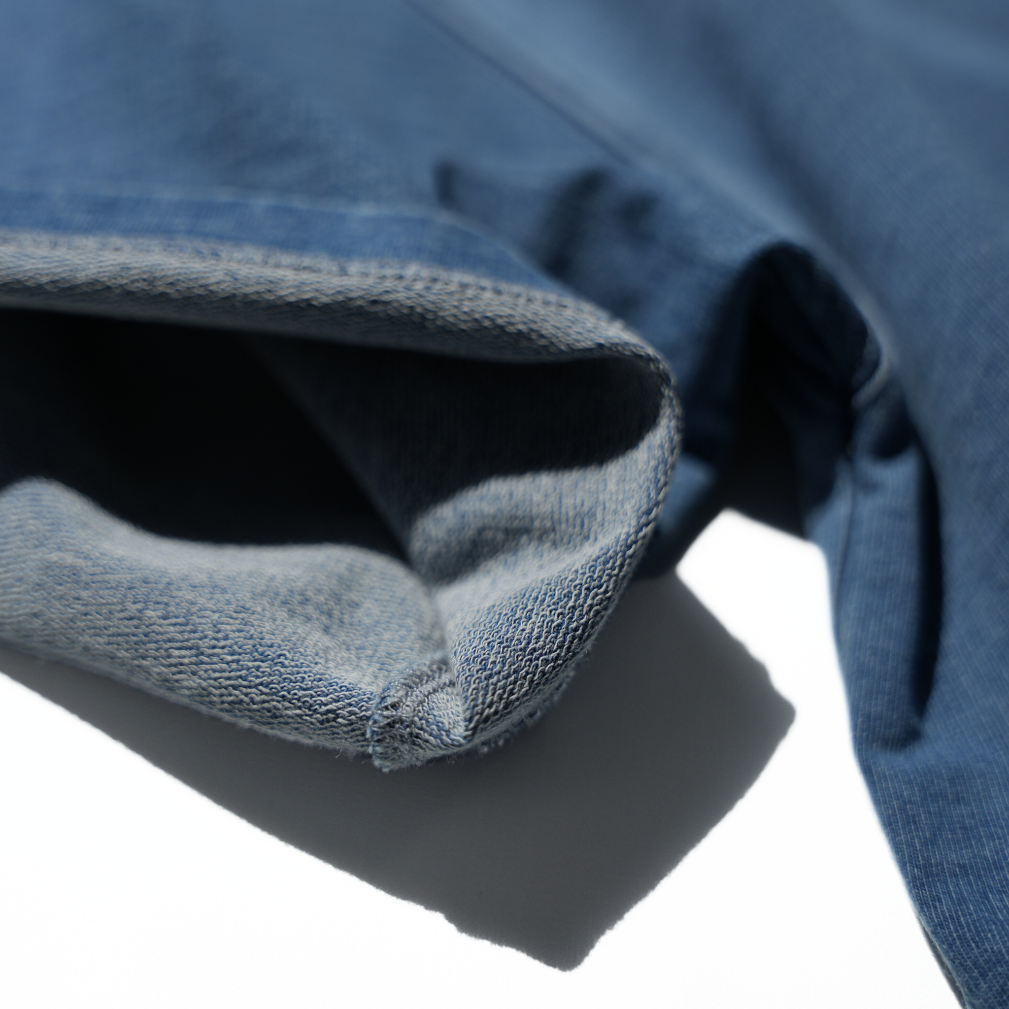 DENIM PAC-T ビッグシルエット 胸ポケ 5分袖(ブルー)