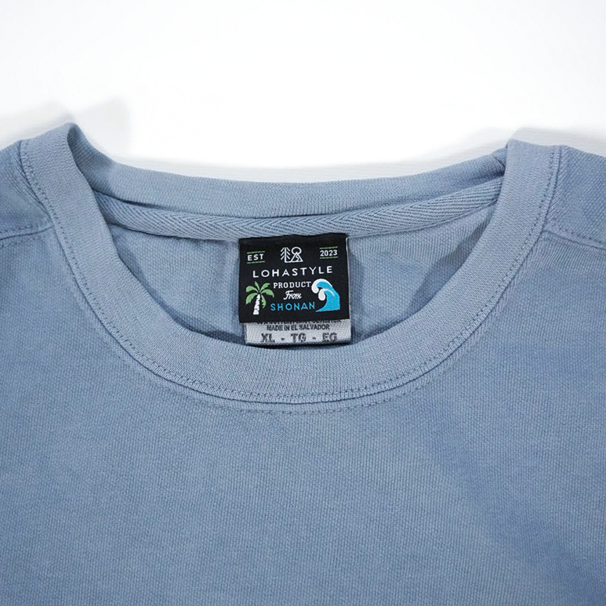 VINTAGE-SWEAT "IT'S FINE TODAY" by tomio(ブルー)