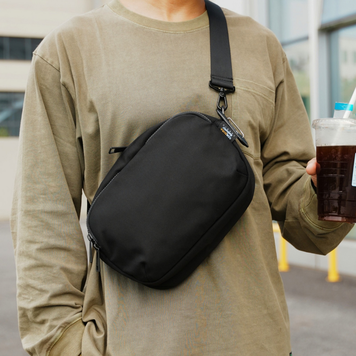 BARREL CORDURA バリスティックナイロン ショルダーバッグ (ブラック)