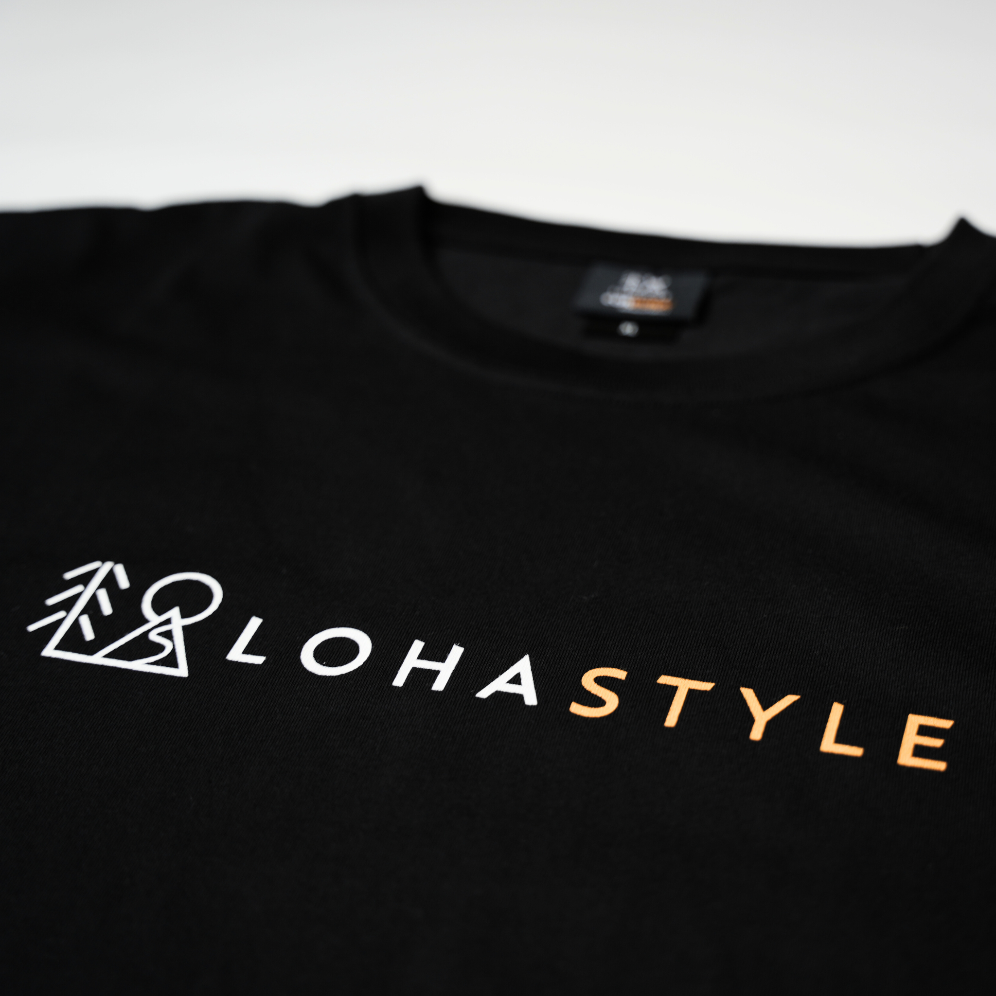 CORDURA天竺 長袖T LOHASTYLEロゴ(ブラック)