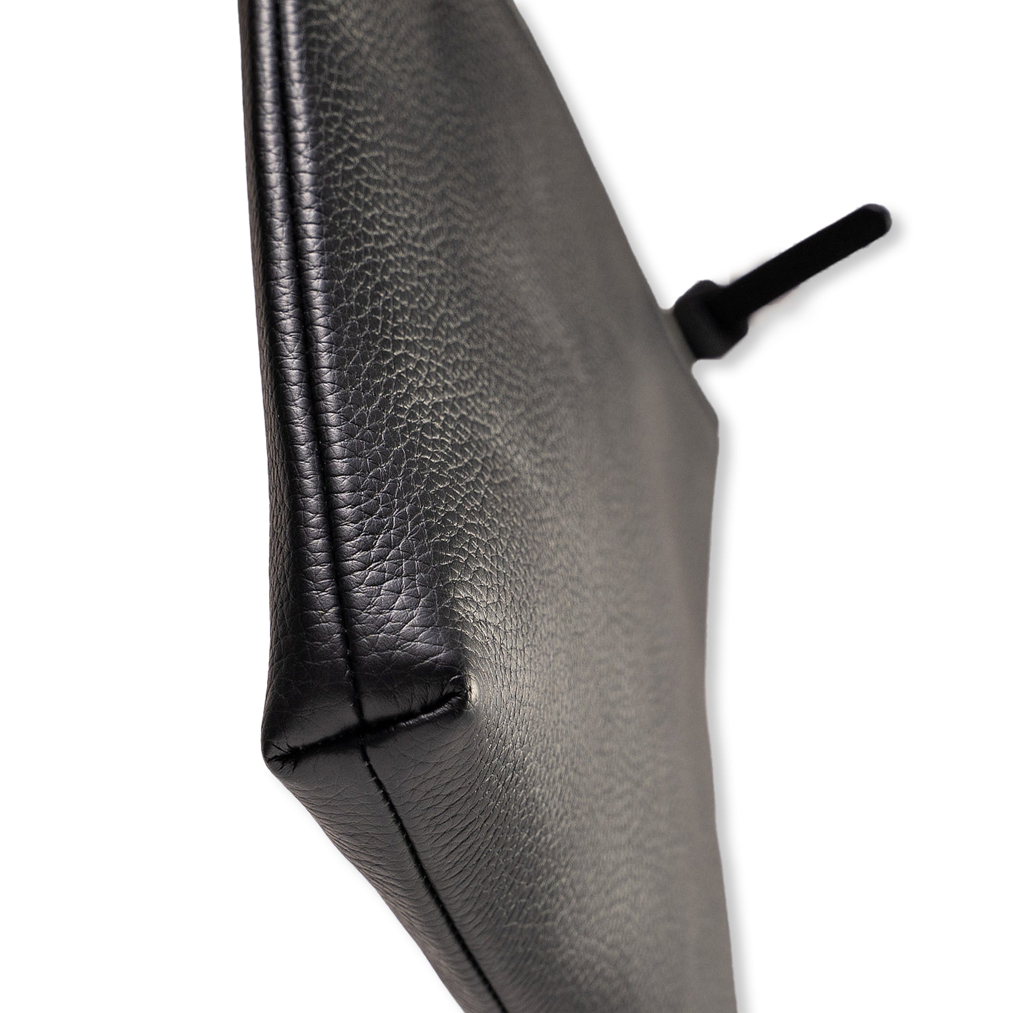 FACE 姫路レザーサコッシュ(ブラック×シルバー)