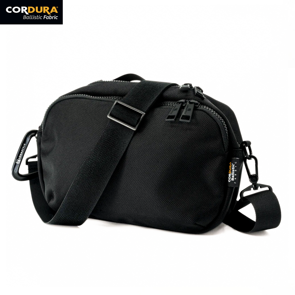 BARREL CORDURA バリスティックナイロン ショルダーバッグ (ブラック)