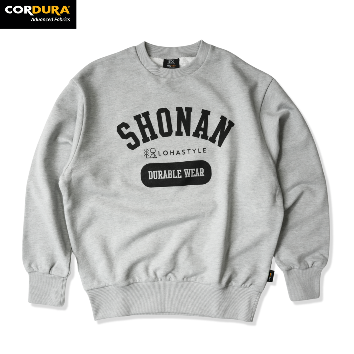 CORDURA裏毛 SHONANロゴスウェット(グレー) CORDURA裏毛 SHONANロゴスウェット(グレー)