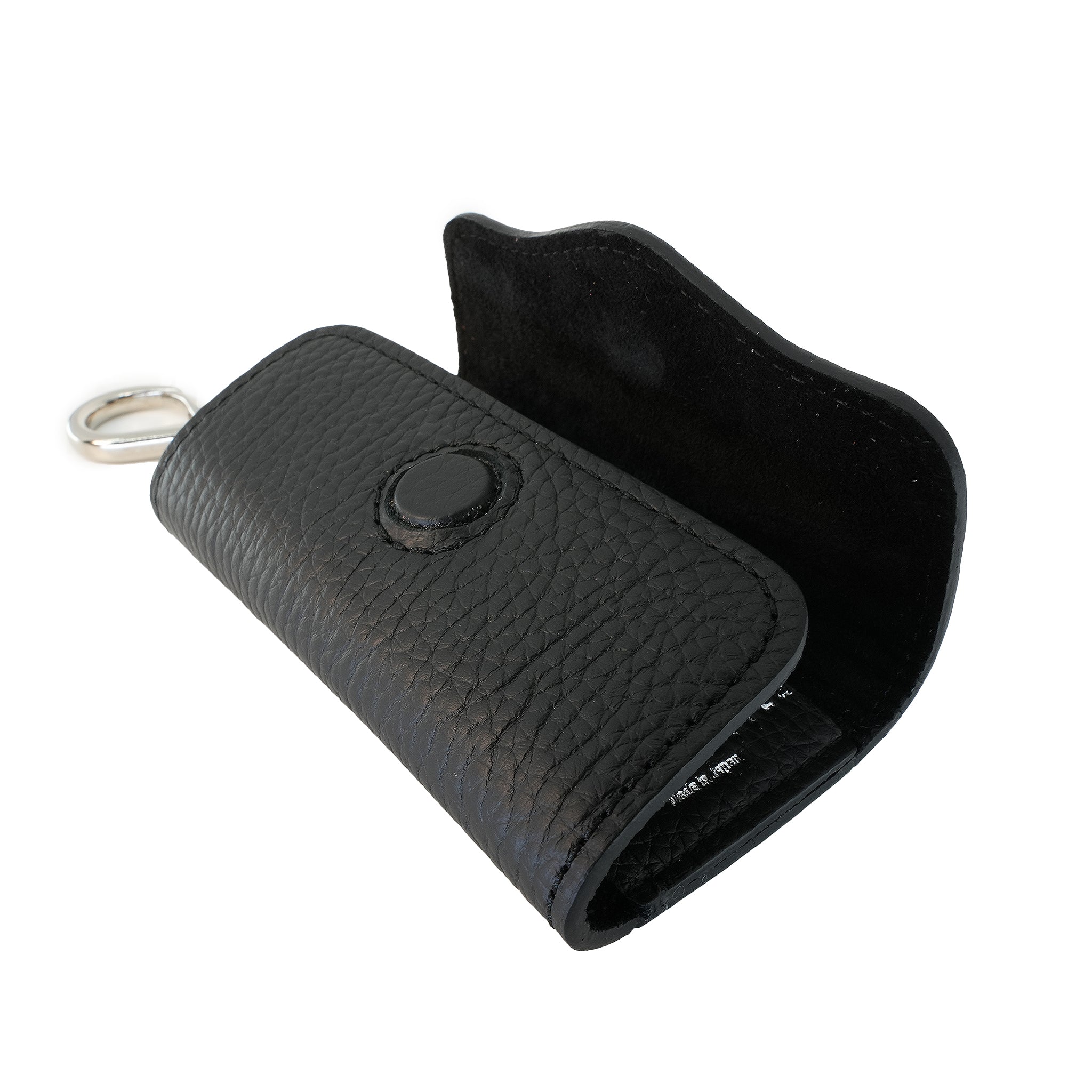 RIP 極厚レザーキーケース(ブラック×ゴールド)