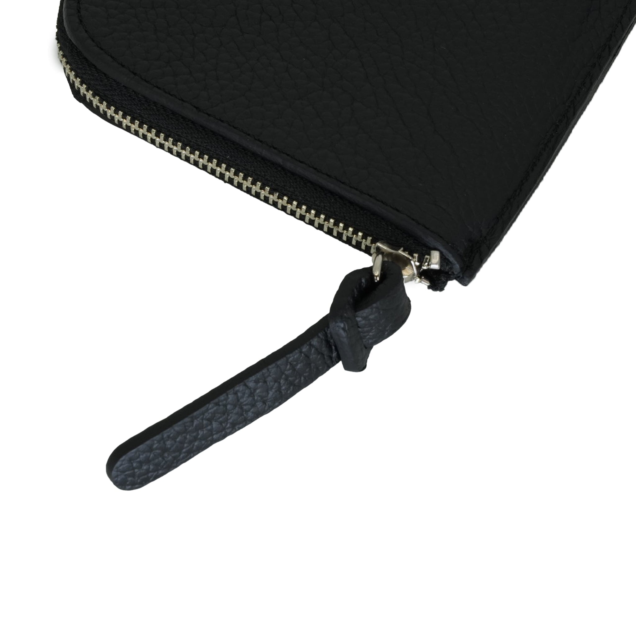 CURVE 姫路レザーコンパクトウォレット(ブラック×シルバー)