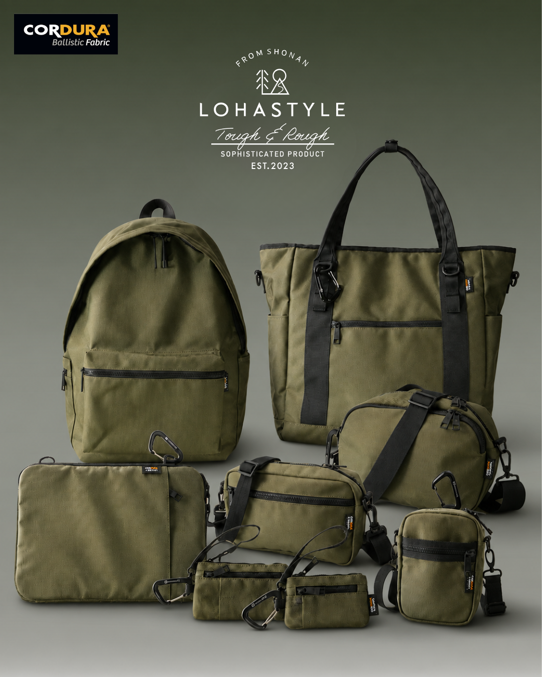 【CORDURA® BALLISTIC カーキシリーズ 発売開始🌴】