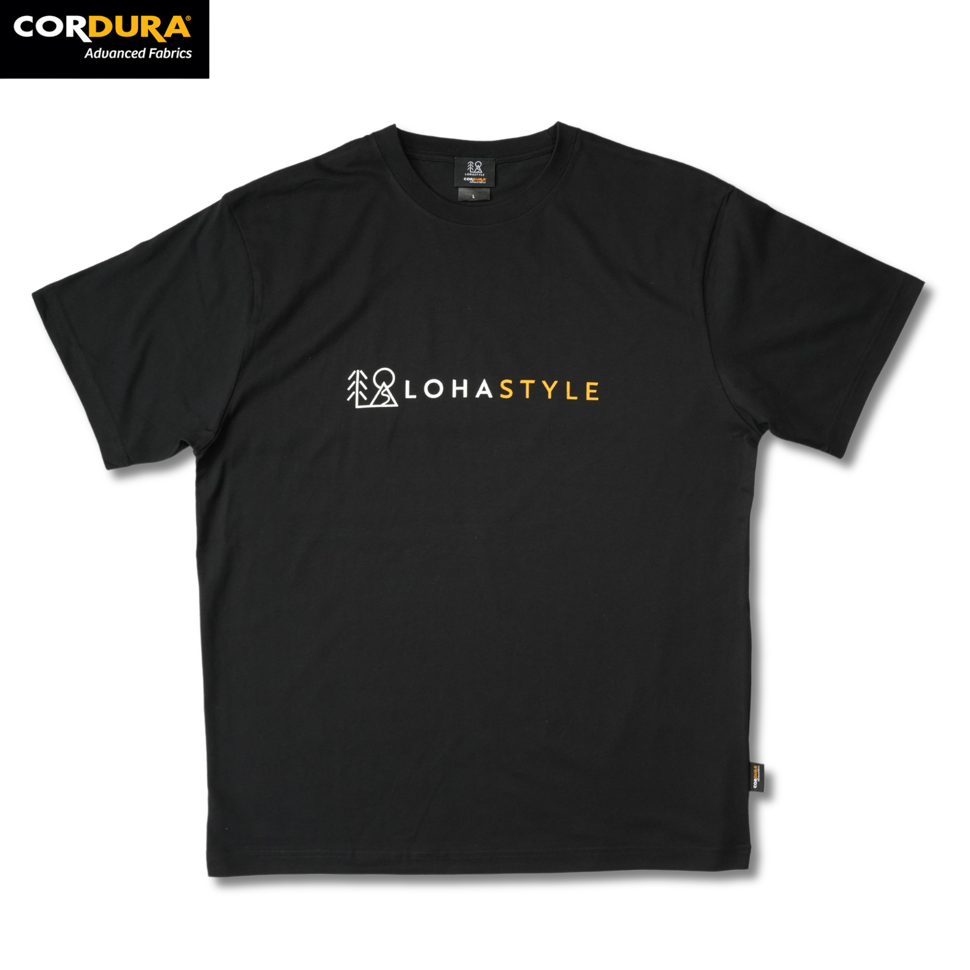 ふるさと納税 服 男 神奈川県 茅ヶ崎市 LOHASTYLE CORDURA天竺 CHIGASAKI 半袖T ブラック L オリジナル Tシャツ 半袖 黒 男女兼用 湘南 茅ヶ崎市 神奈川県 L 10_9533ec92-ff65-4c91-aa50-
