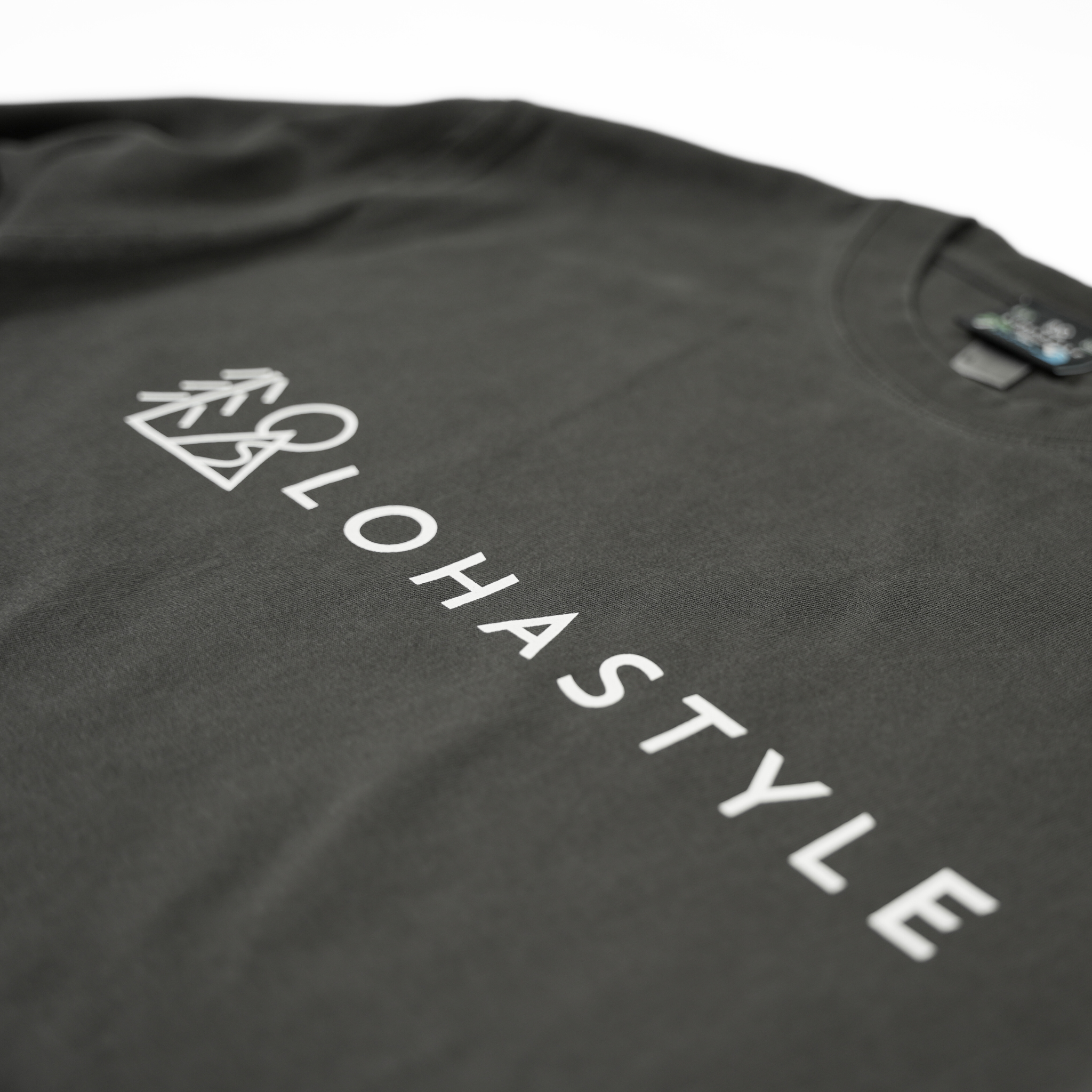 VINTAGE-ロンT "LOHASTYLE"（ブラック）