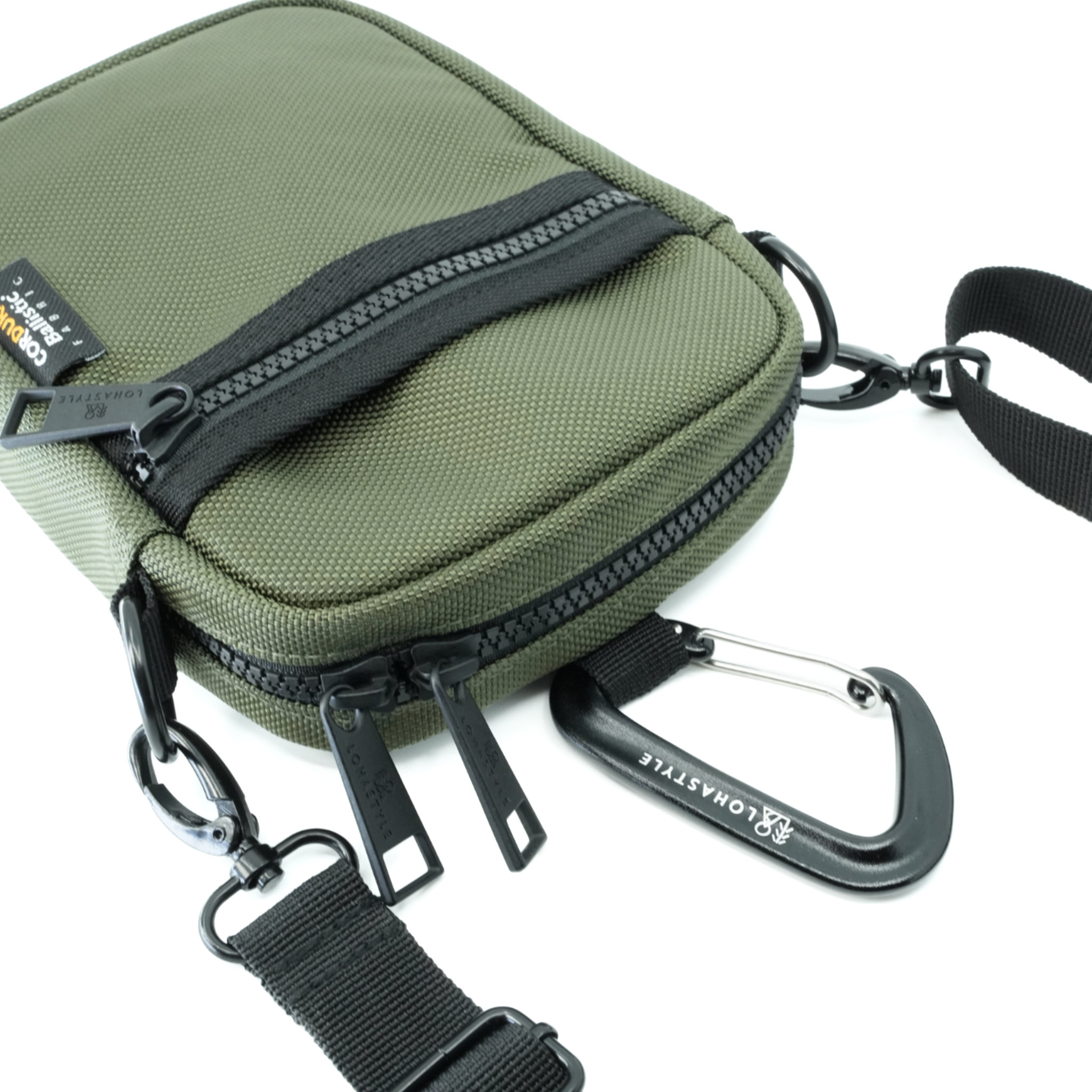 PADDLE CORDURA バリスティックナイロン スマホポーチ (カーキ)