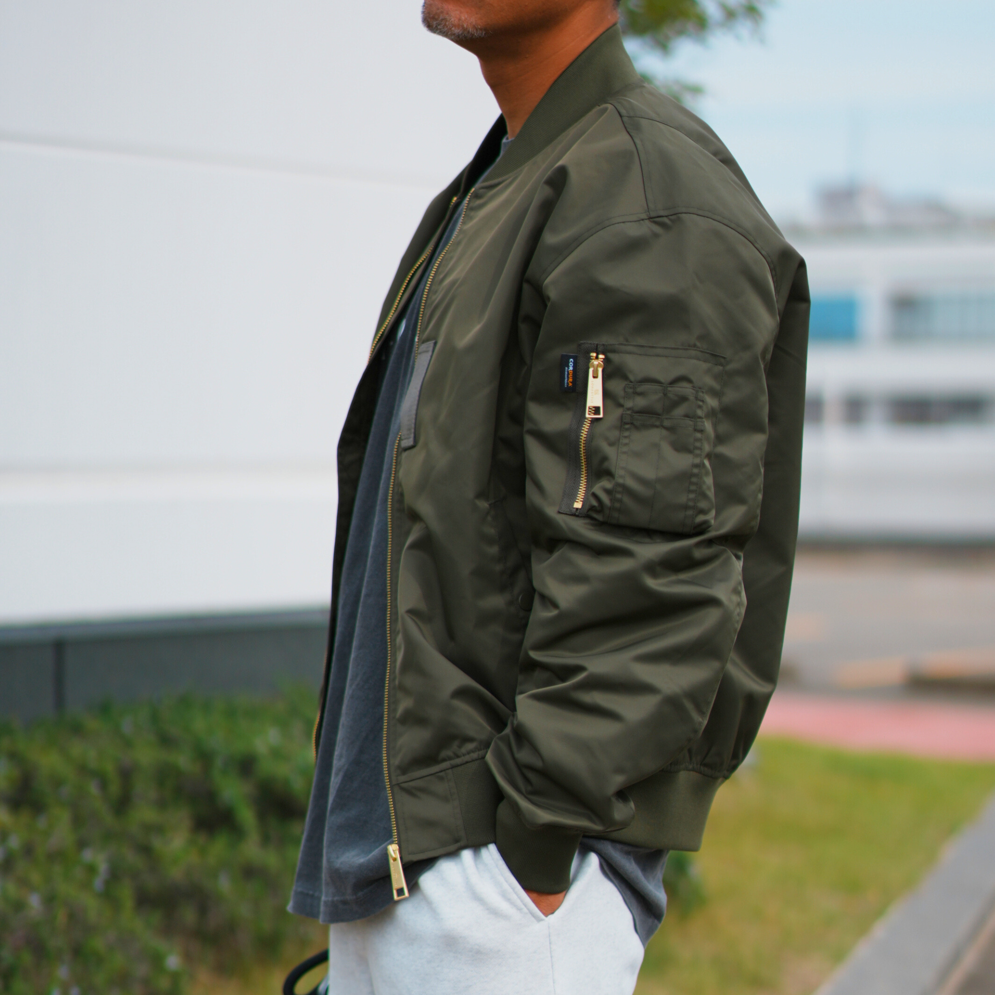 CORDURA MA-1 LIGHT ビッグシルエット （カーキ）