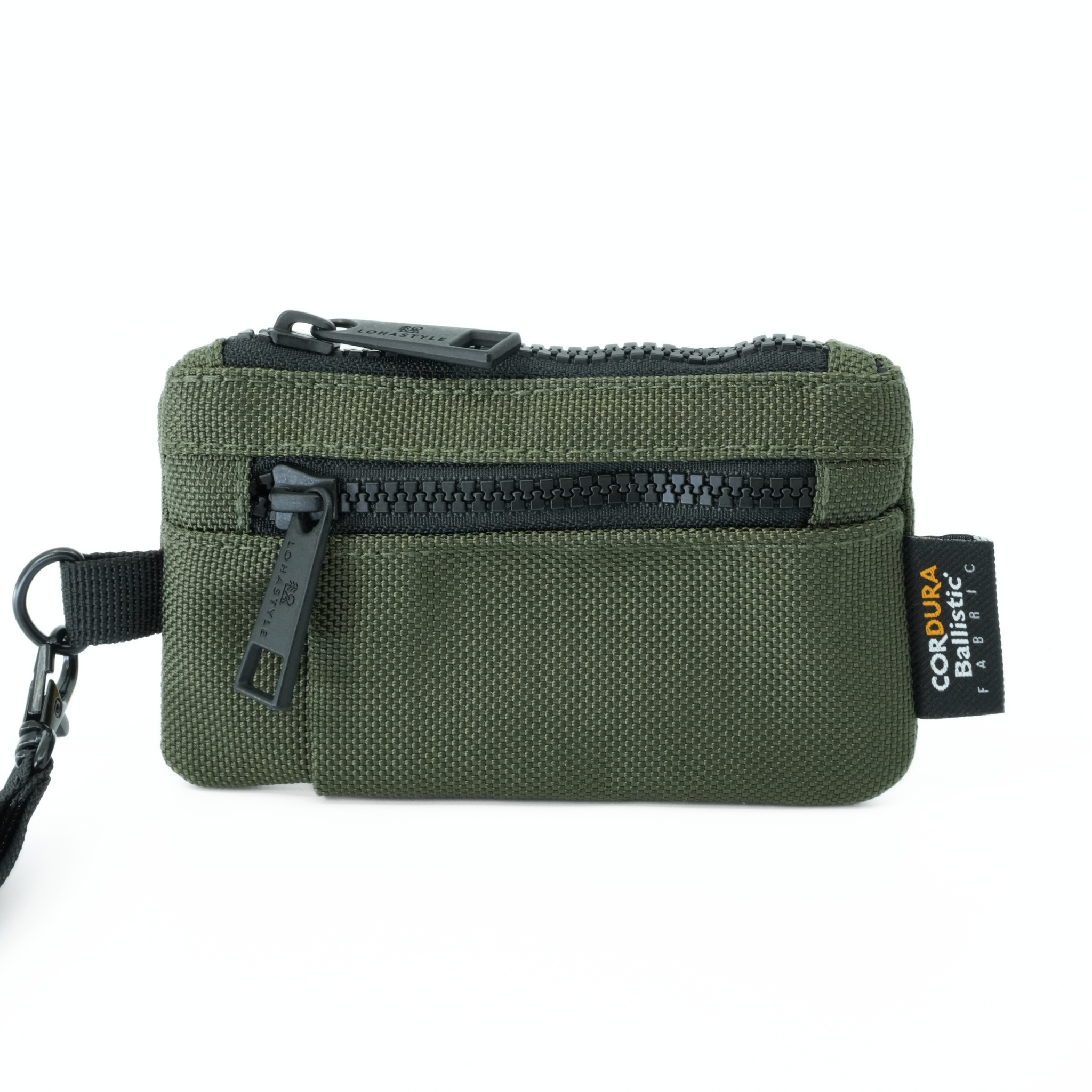 FIN CORDURA バリスティックナイロン ミニウォレット (カーキ)