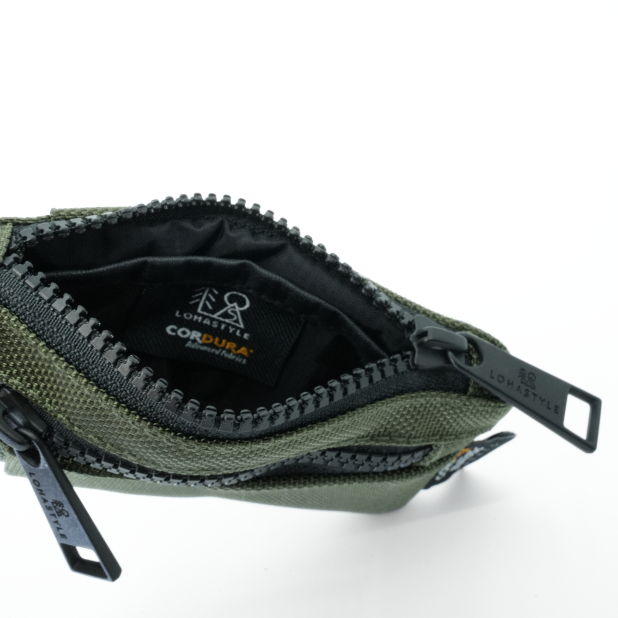 FIN CORDURA バリスティックナイロン ミニウォレット (カーキ)